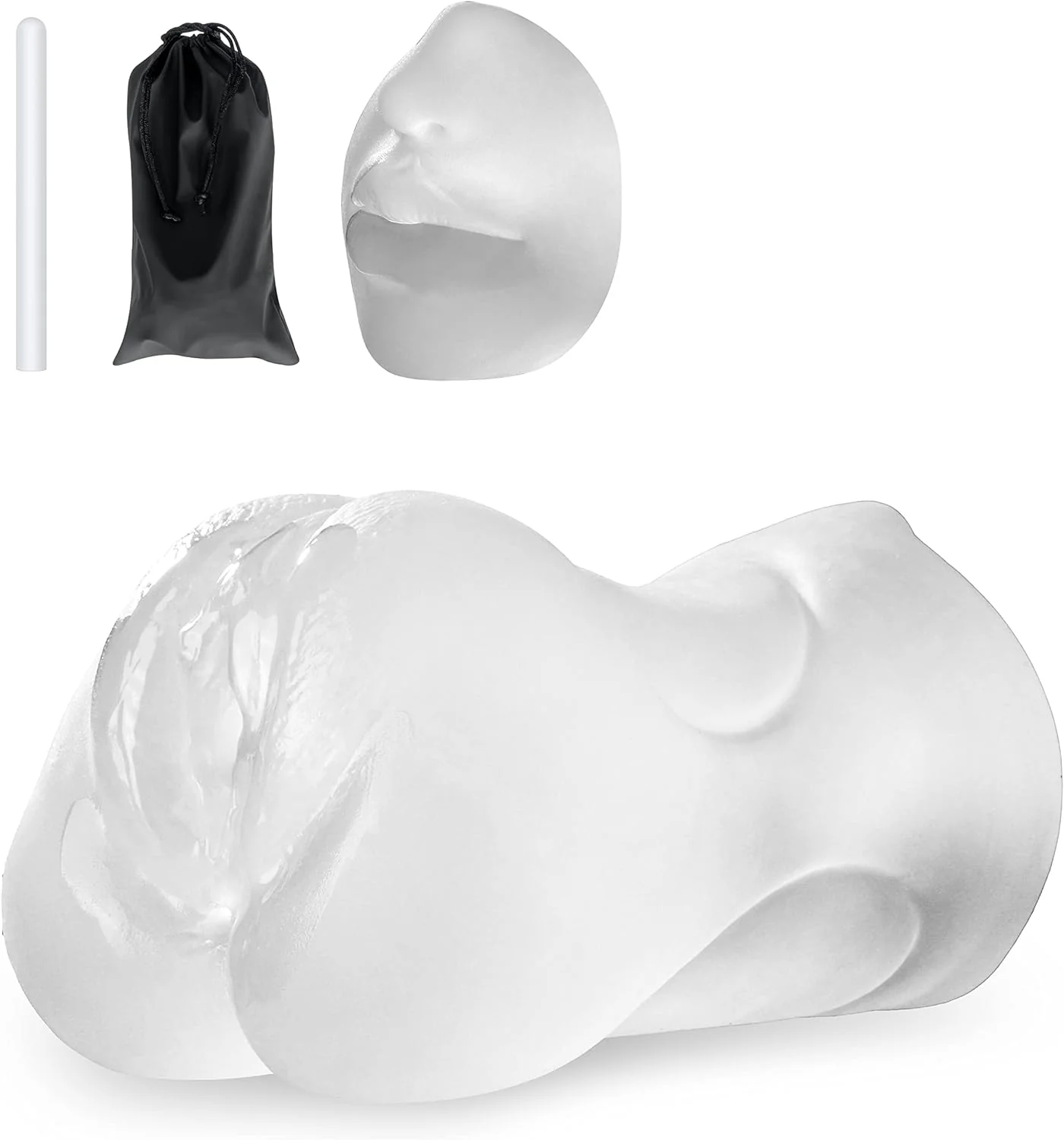 TrinityTouch Realistic Transparent Pleasure Doll Masturbator - Image 2