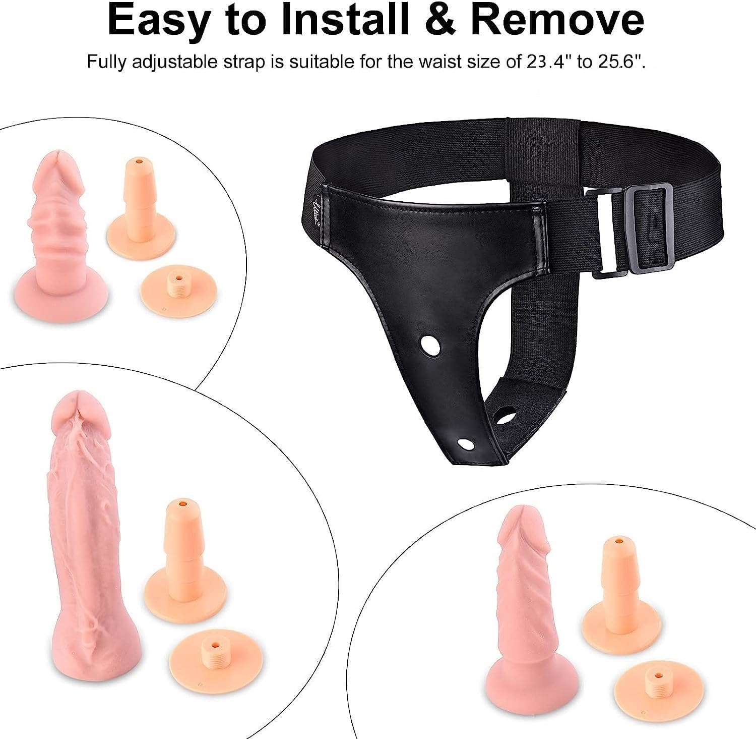 TrinityVibe Triple Dildo Strap-On - Image 4