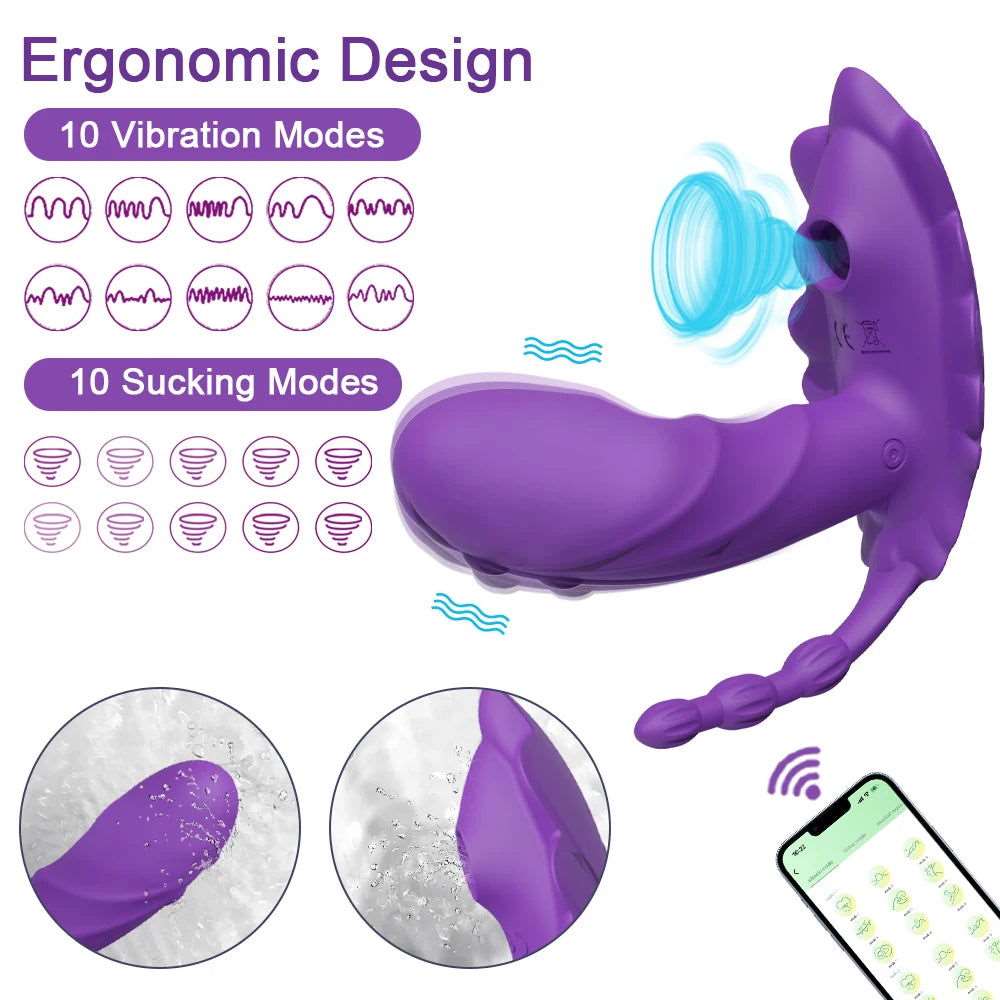 TriplePulse Anal Beads Clit Massage Dildo Vibrator - Image 6