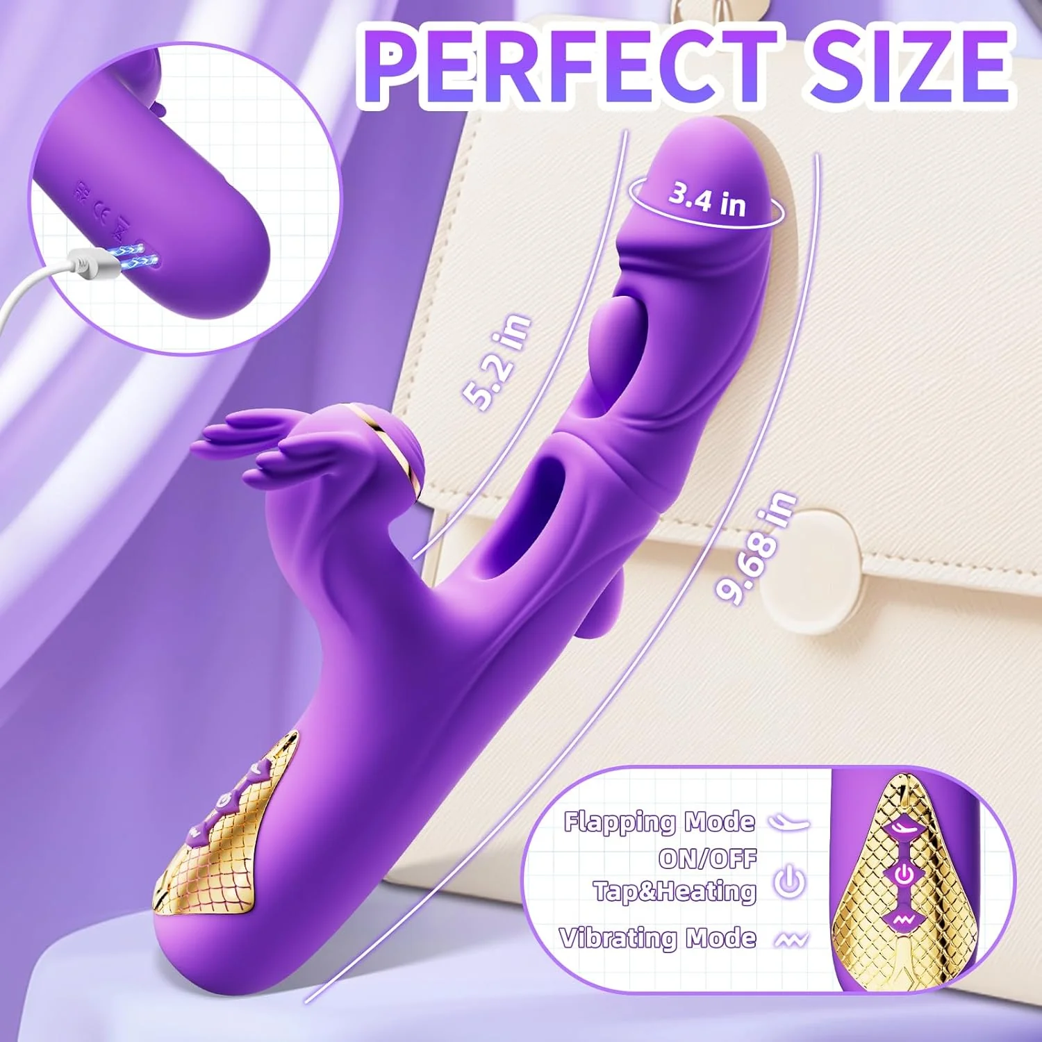 TwilightEuphoria Vibrating, Tapping & Flapping G-Spot Stimulator - Image 5