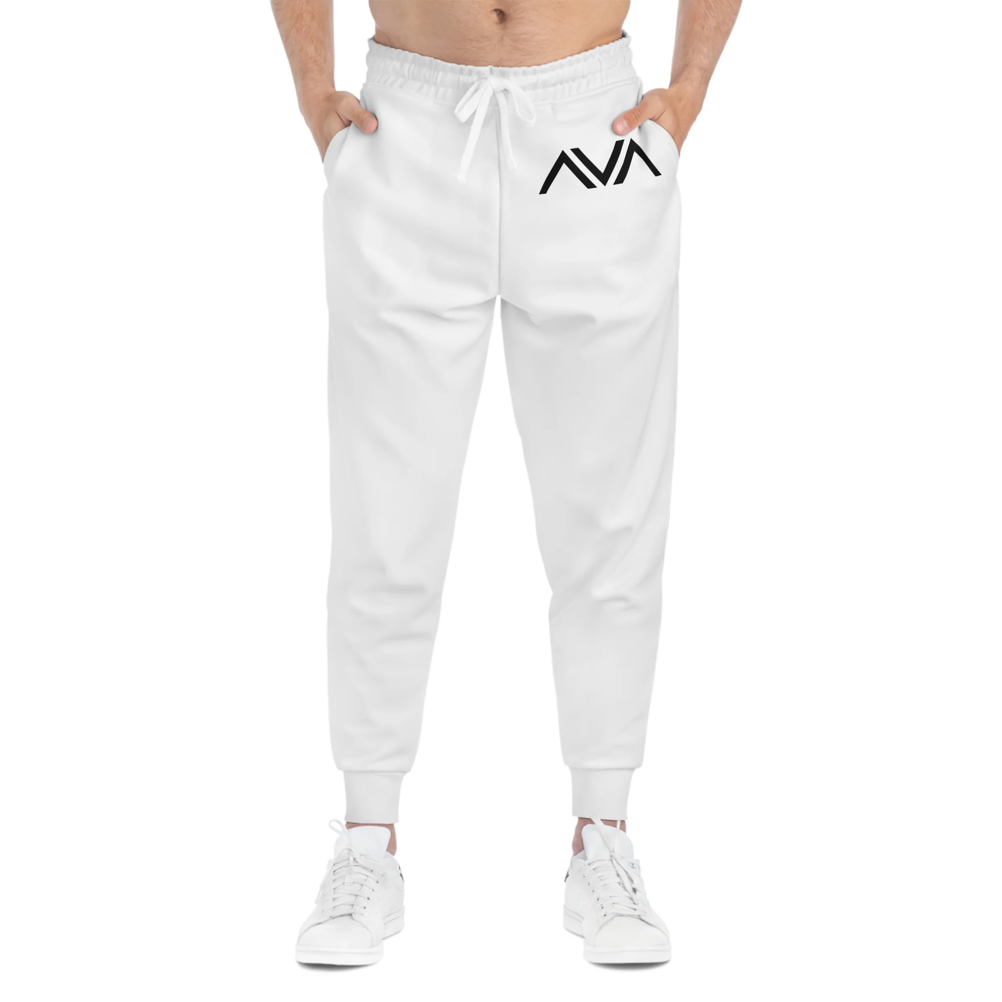 UA Athleisure Joggers White - Unisex - Image 4