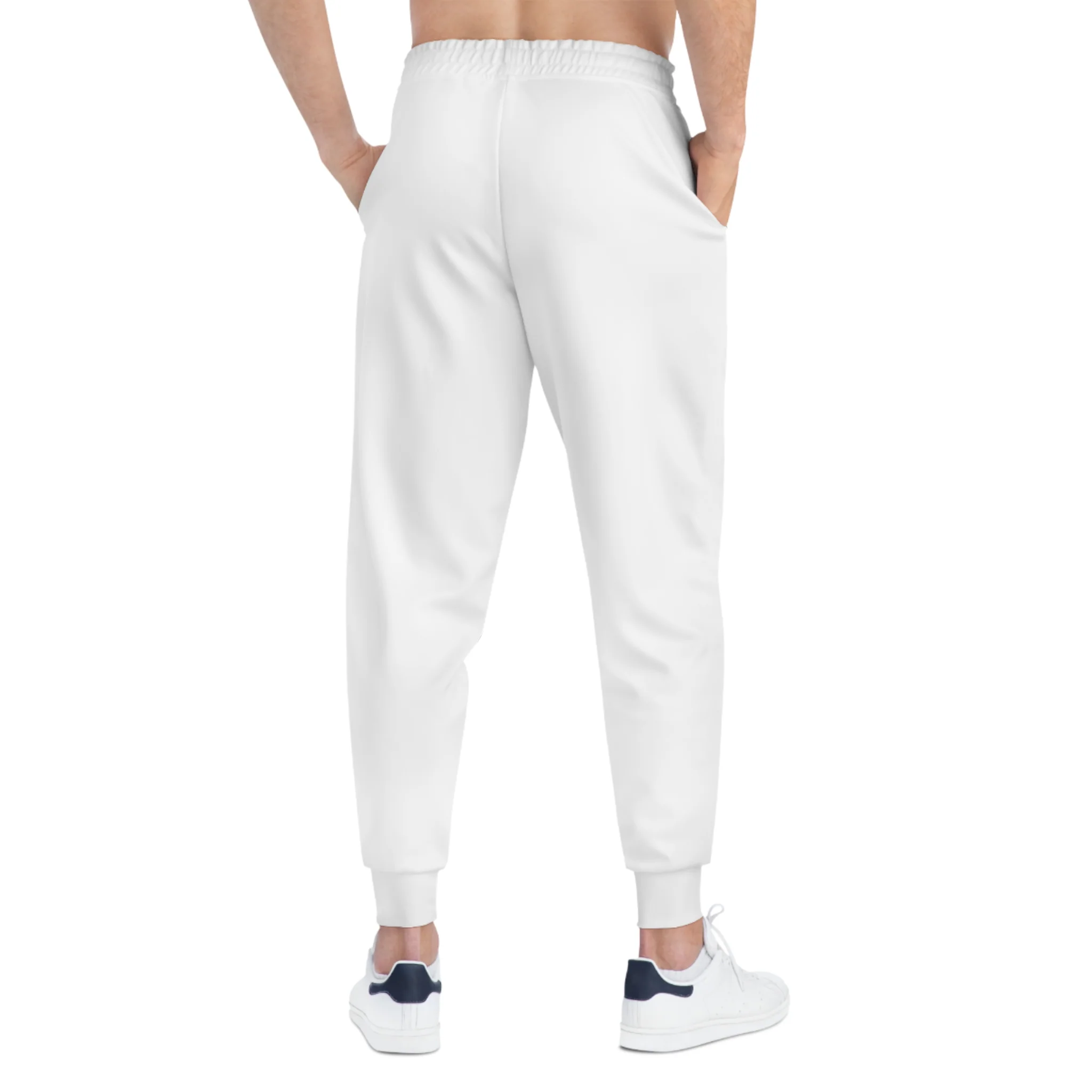 UA Athleisure Joggers White - Unisex - Image 5