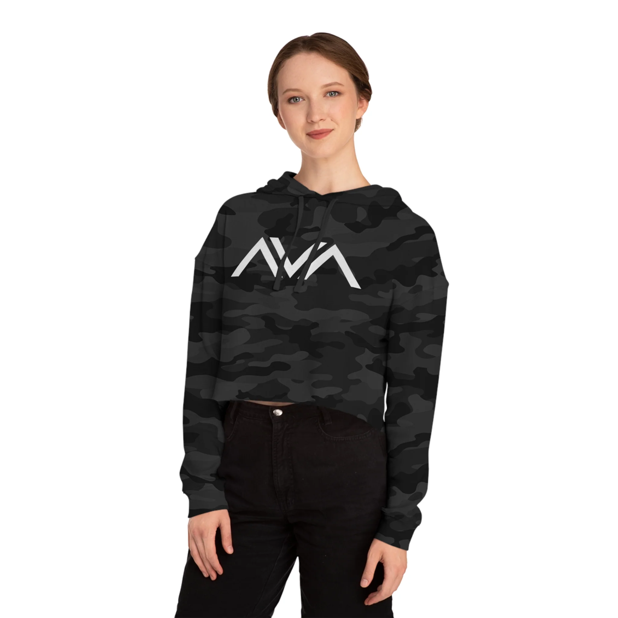 UA Stylish Women's Cropped Hooded Sweatshirt - Image 11