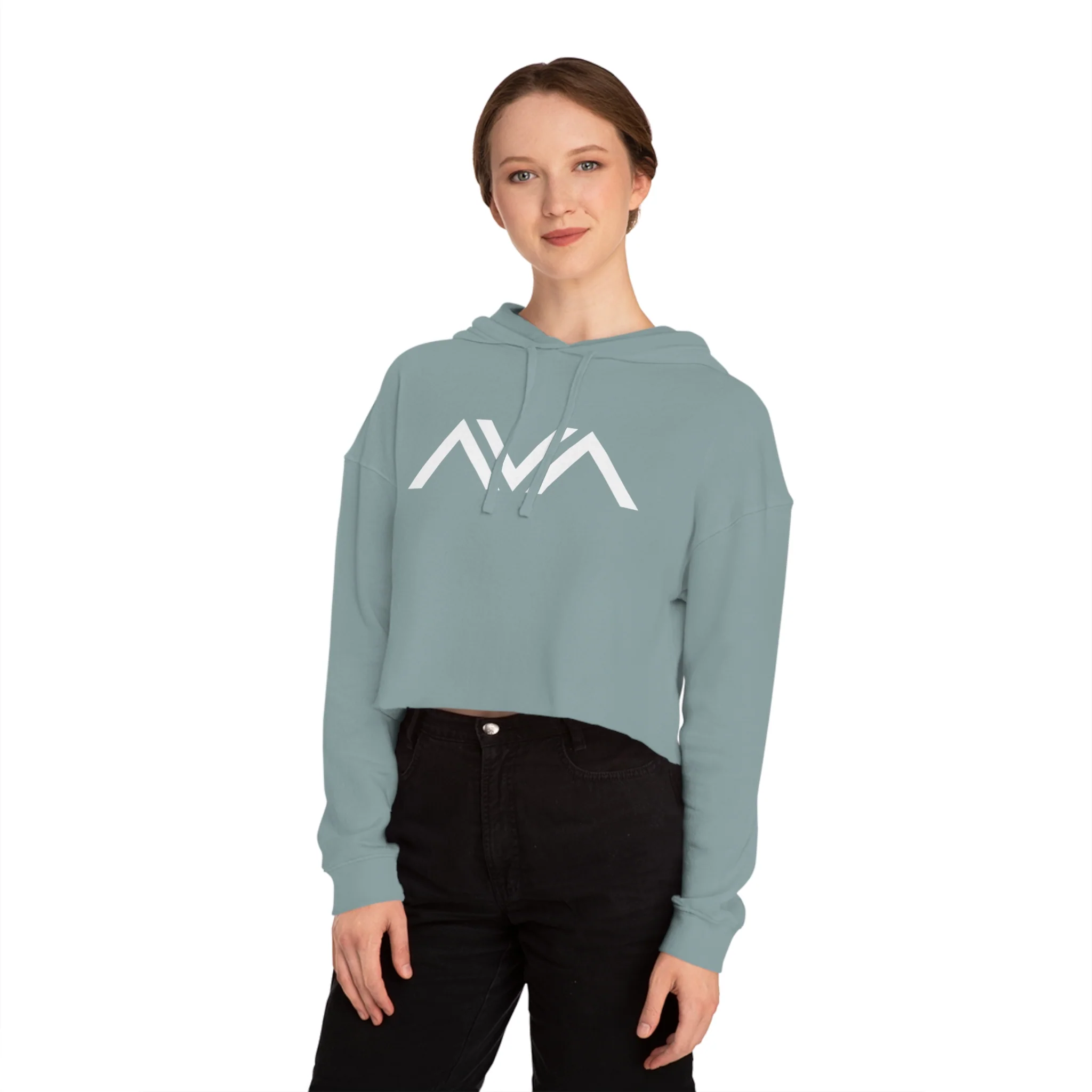 UA Stylish Women's Cropped Hooded Sweatshirt - Image 13