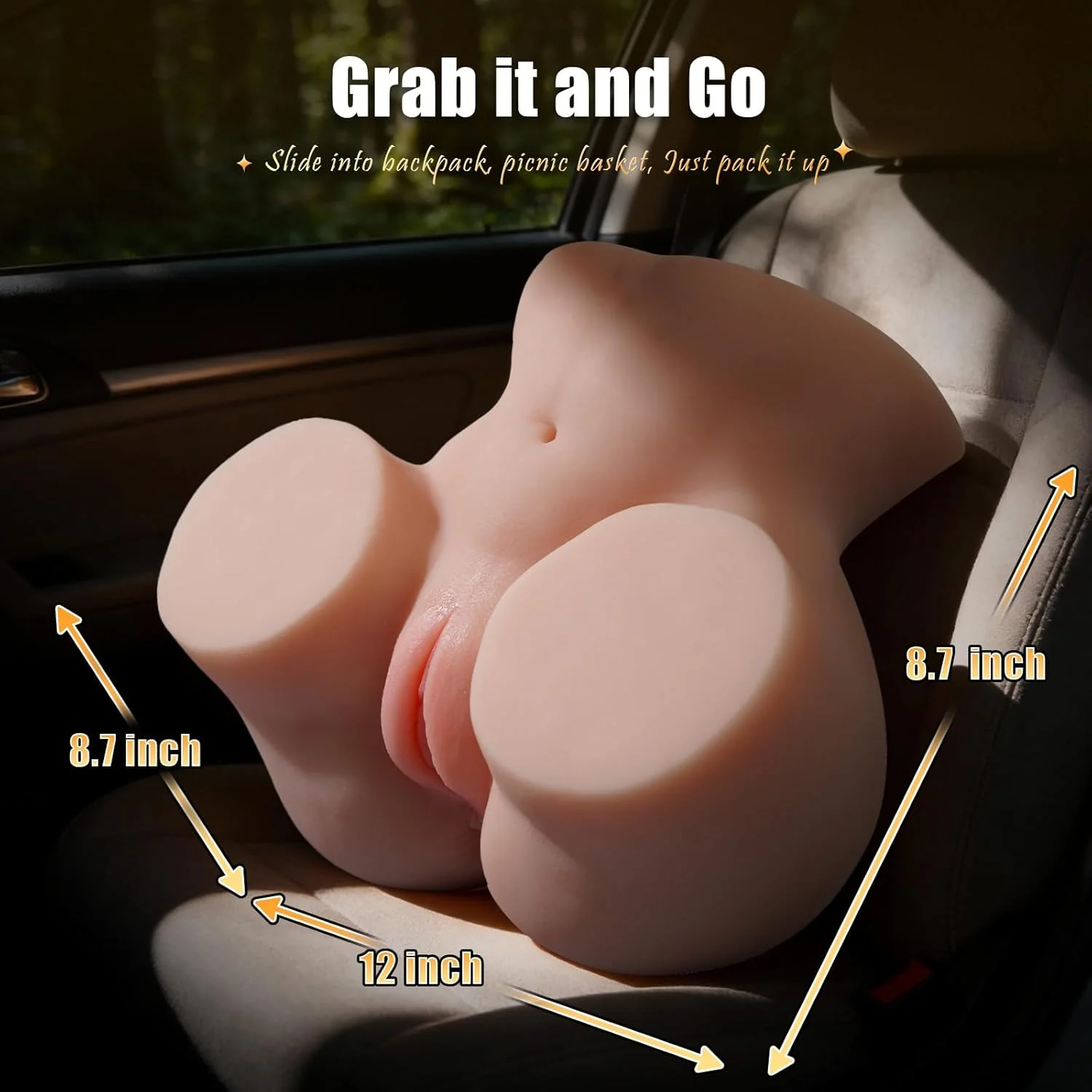 AeroGripX Realistic 7.8LB Dual Channel Stroker Sex Doll - Image 7