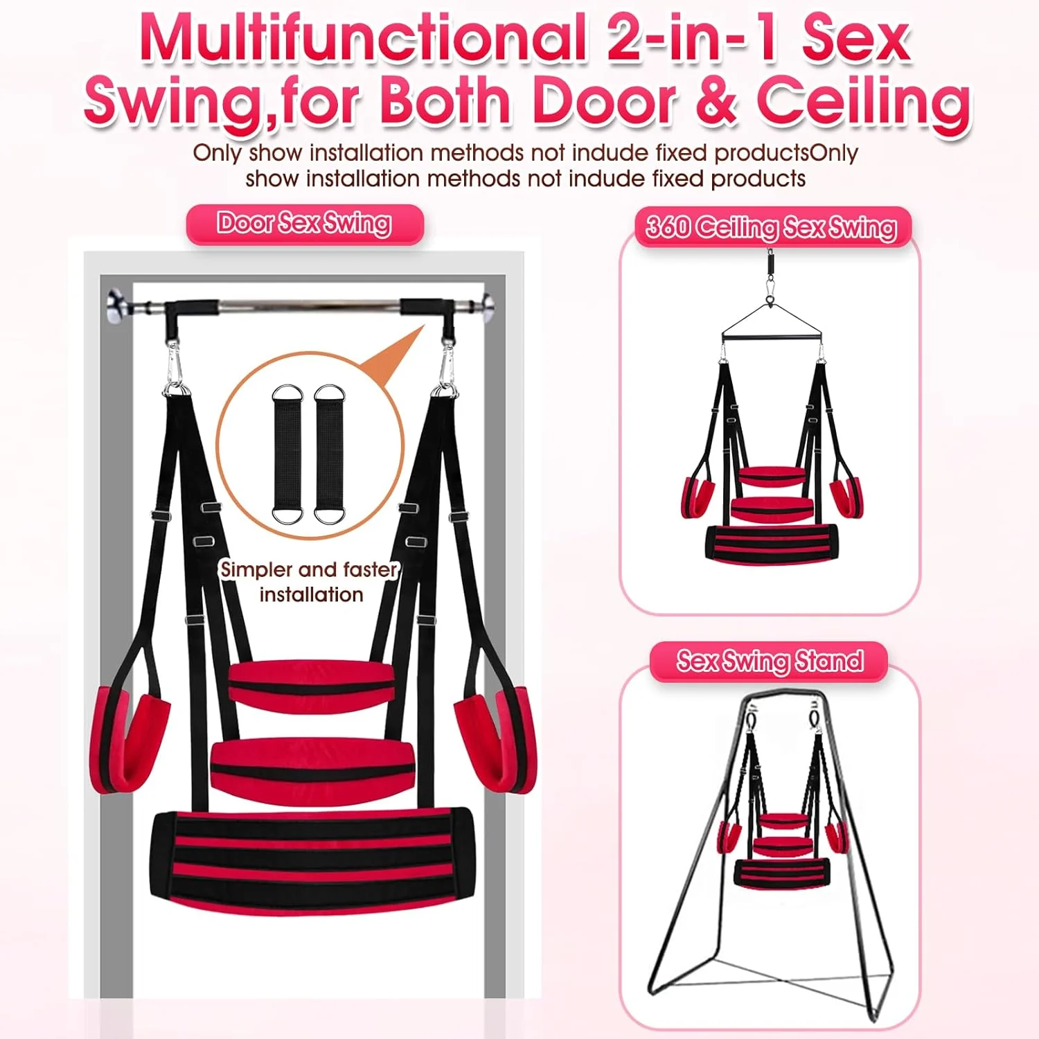 AeroBound Adjustable BDSM Sex Swing for Couples - Image 5