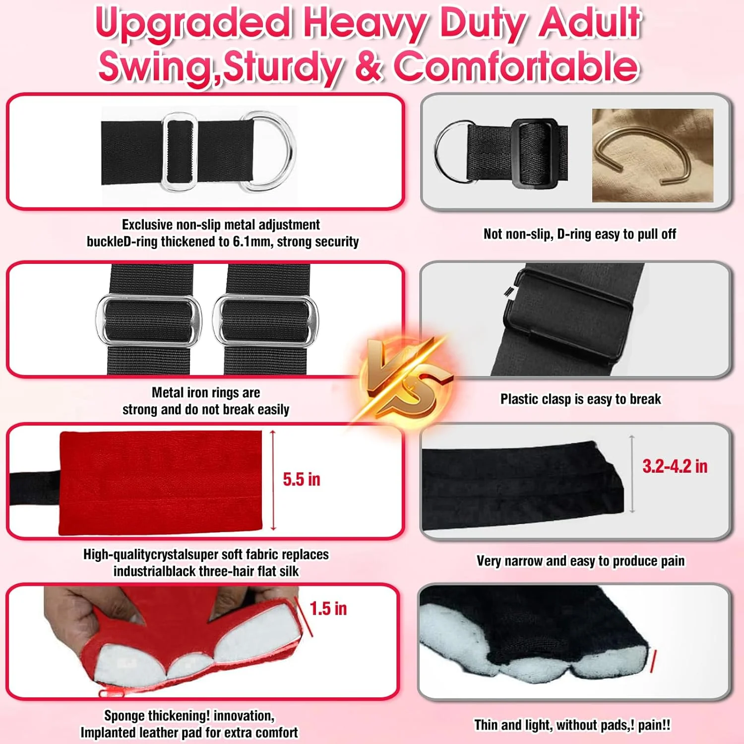 AeroBound Adjustable BDSM Sex Swing for Couples - Image 7
