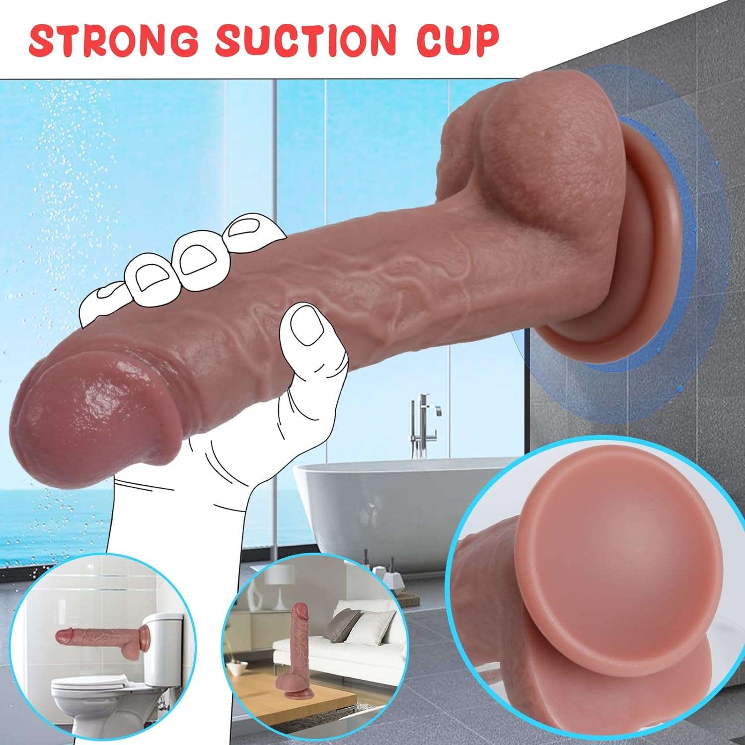 ThePerfectFit Silicone Dildo - Image 4