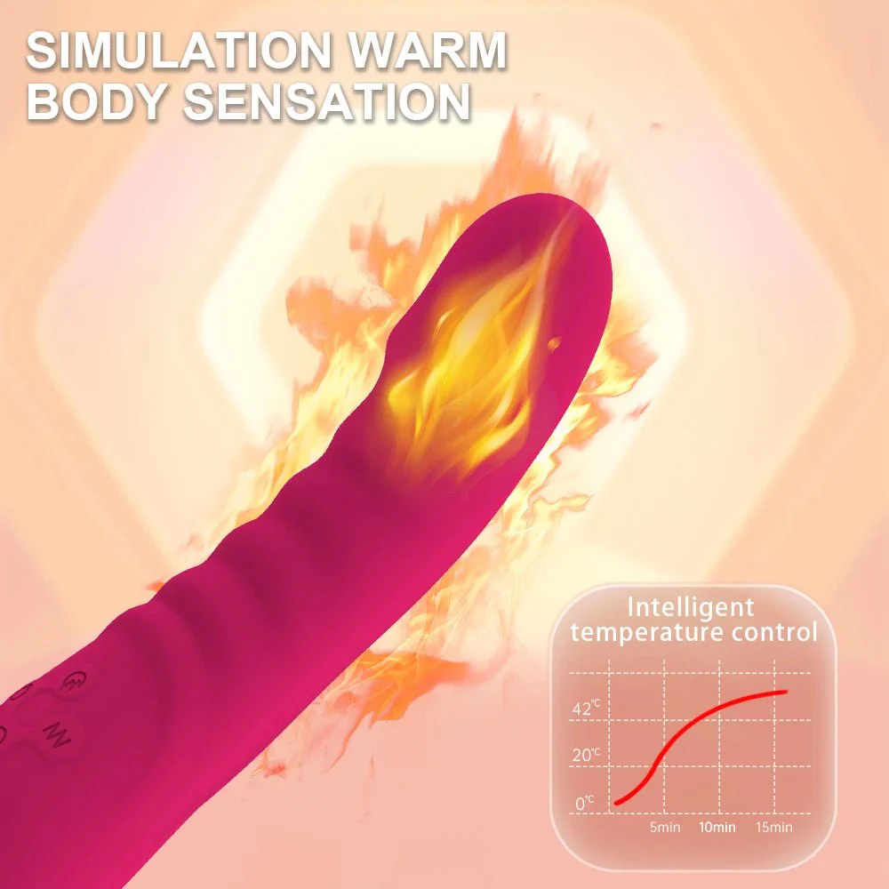 VeloraIgnite Heated Dual Head Wand Vibrator - Image 9