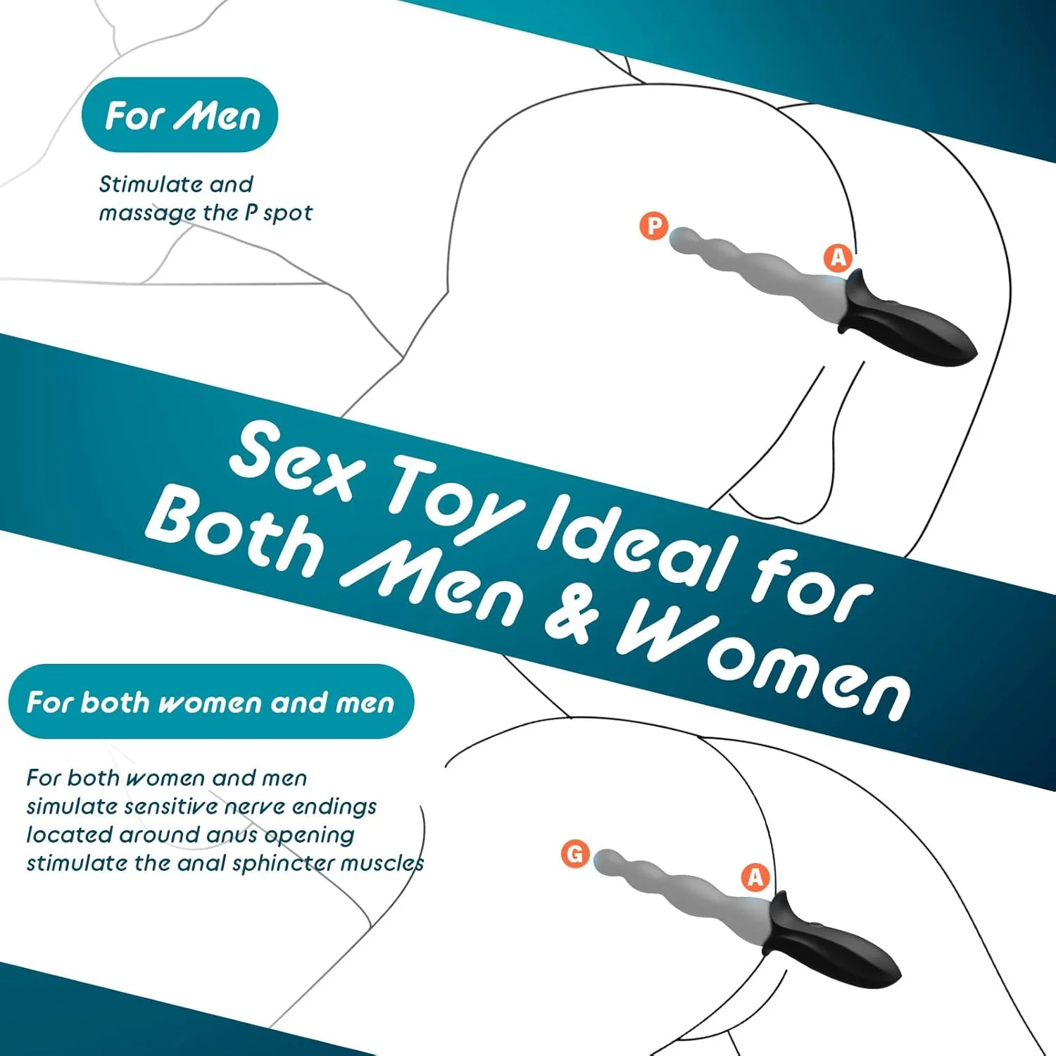 VibeBeads Pro Vibrating Anal Beads Wand - Image 3