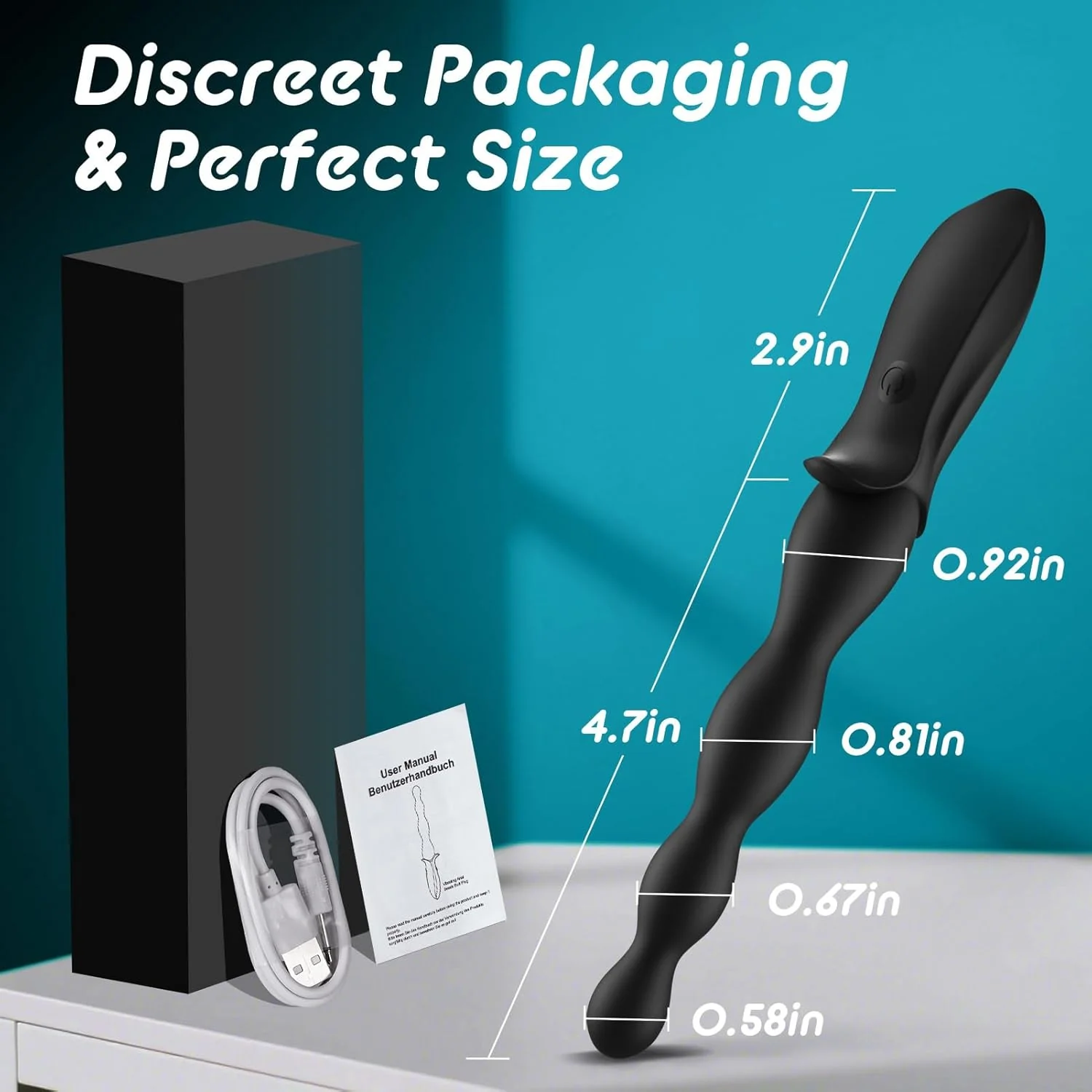 VibeBeads Pro Vibrating Anal Beads Wand - Image 6