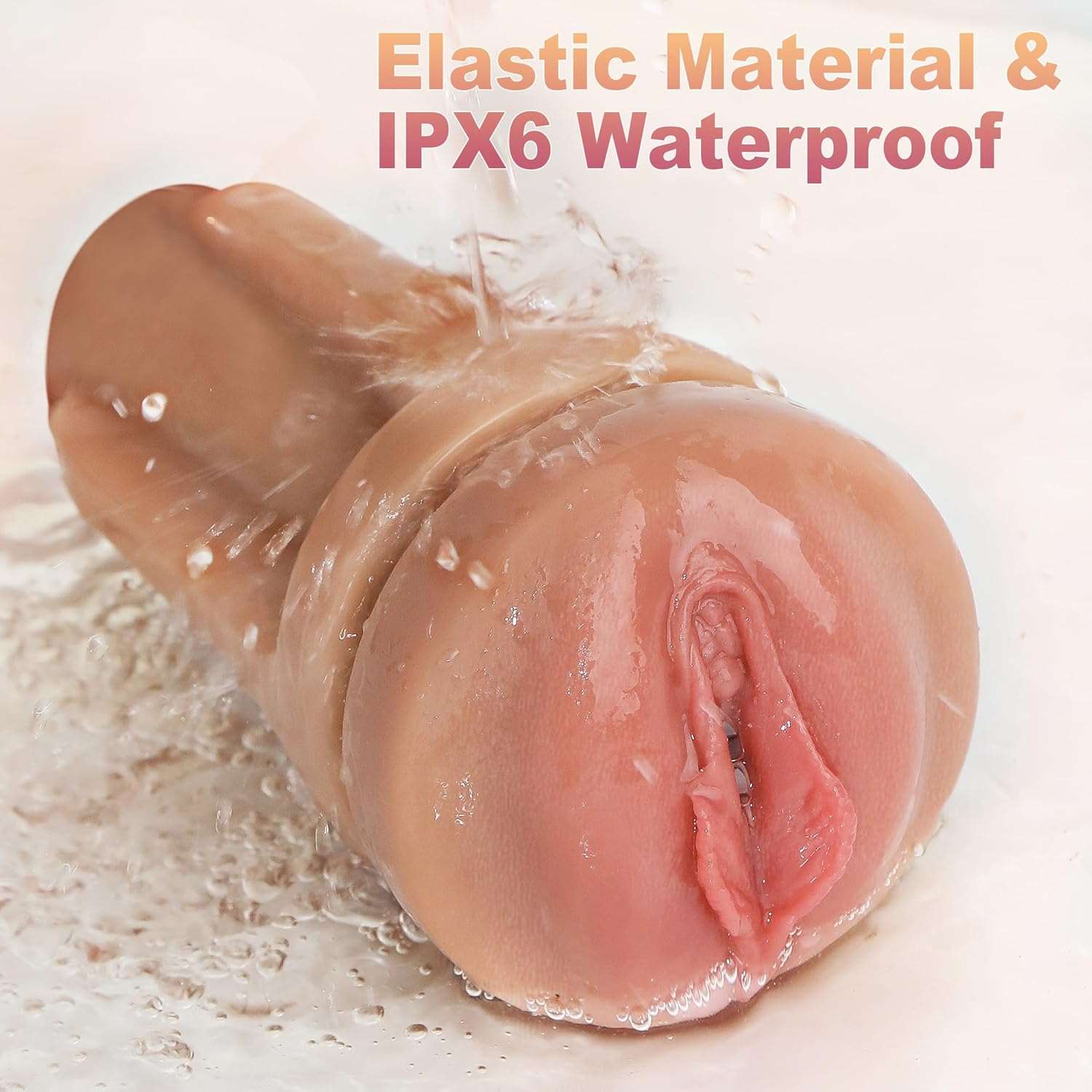 VibeMate Textured Pocket Pussy Male Masturbator - Image 4