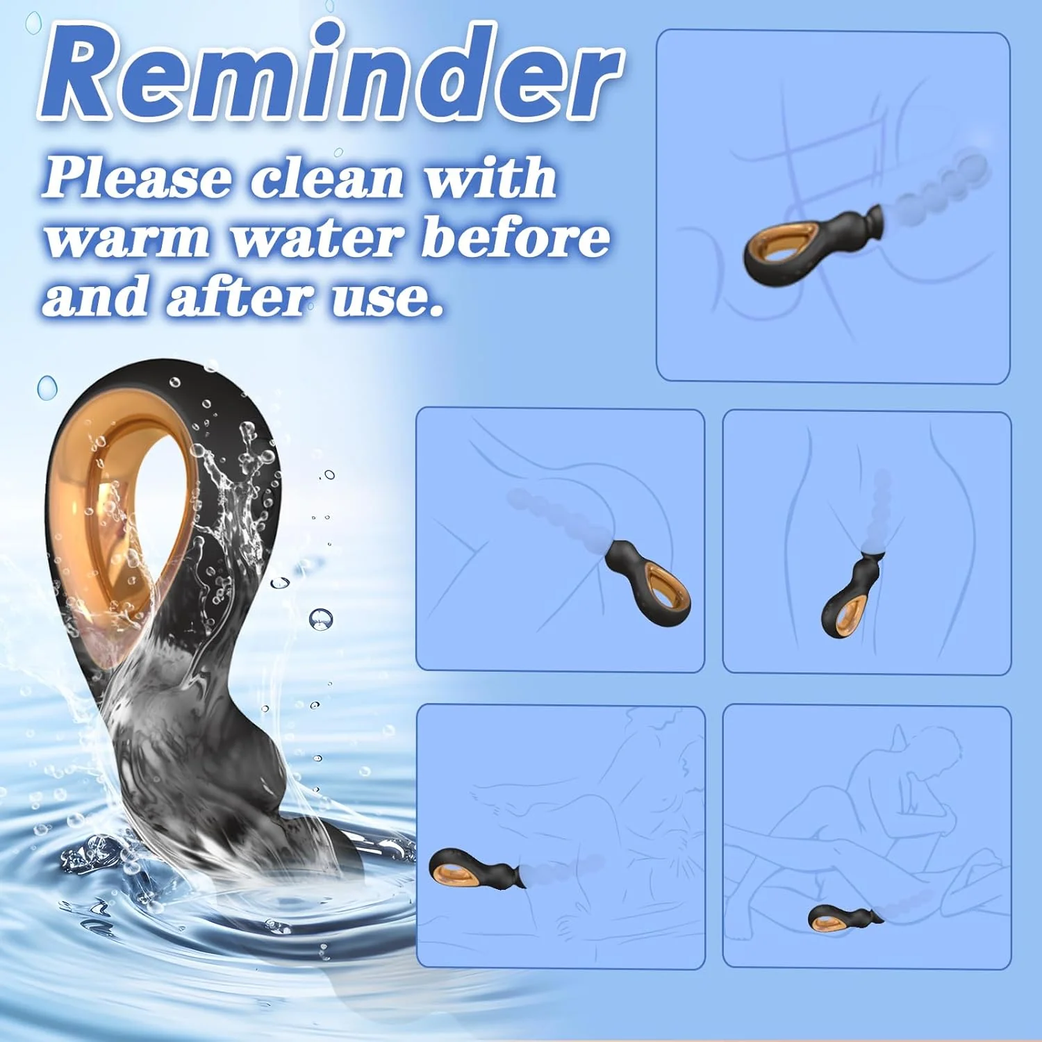 SilkJiggle Rechargeable Vibrating Anal Beads Plug - Image 6