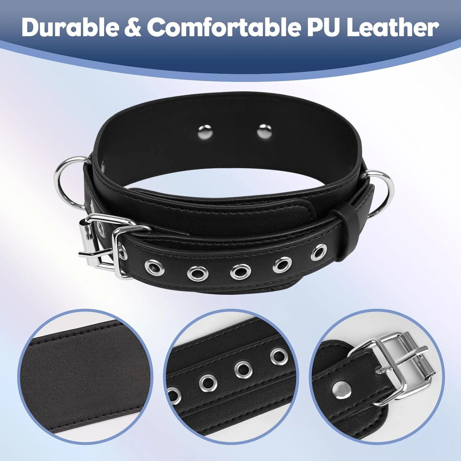 ChainVibe Vibrating Anal Hook Collar Chain 9 Modes - Image 5