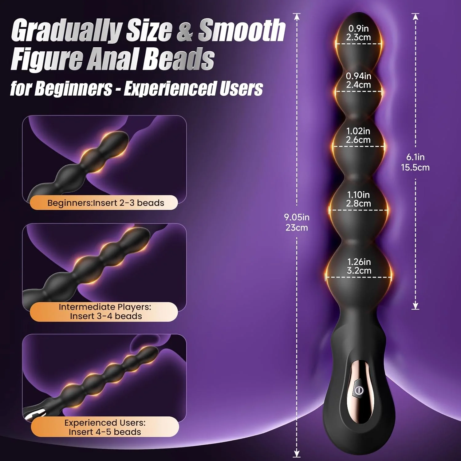 DeepWave Large Vibrating Anal Beads Prostate Massager - Image 5