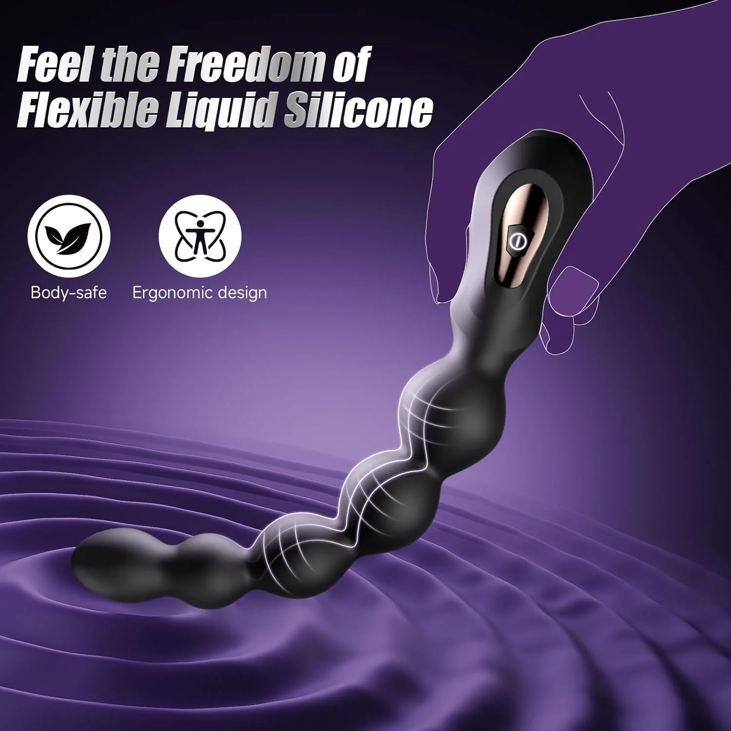 DeepWave Large Vibrating Anal Beads Prostate Massager - Image 6