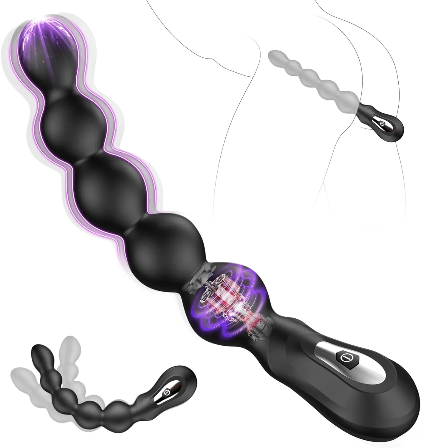 DeepWave Large Vibrating Anal Beads Prostate Massager - Image 8