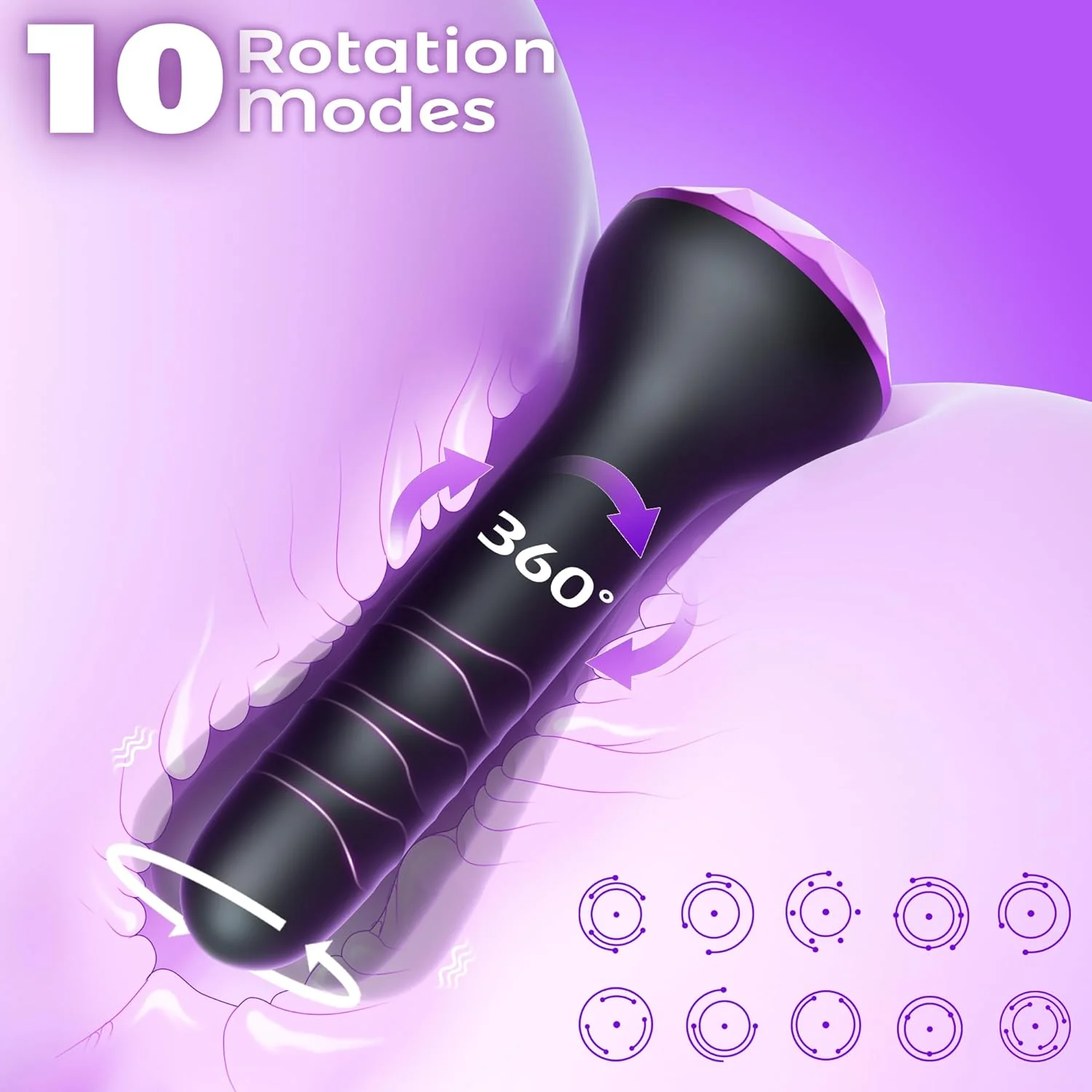DualSpin Rotating Vibrating Prostate Massager - Image 2