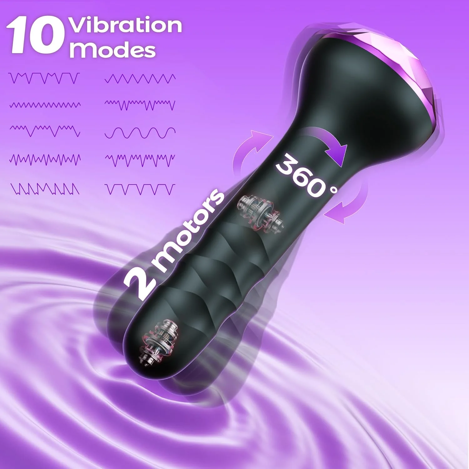 DualSpin Rotating Vibrating Prostate Massager - Image 3