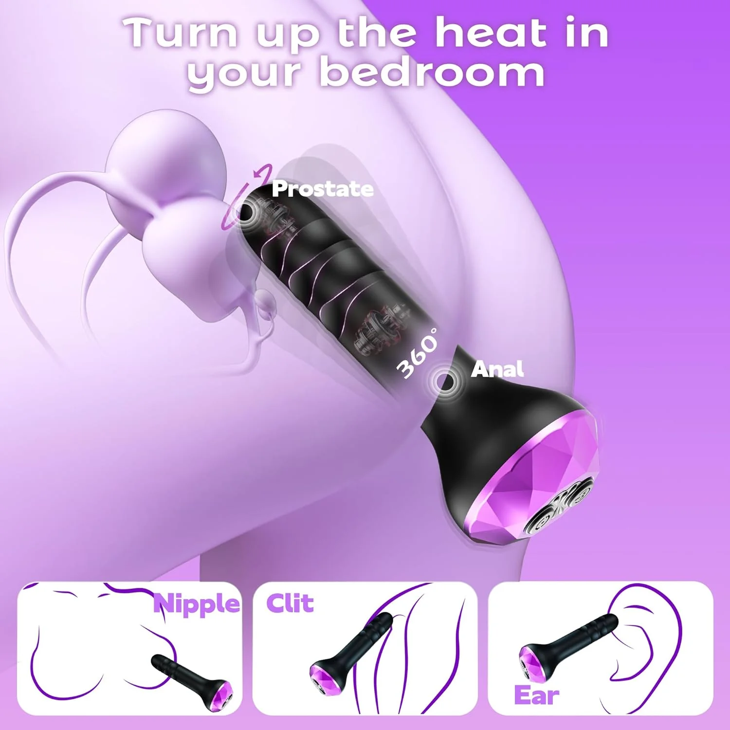 DualSpin Rotating Vibrating Prostate Massager - Image 4