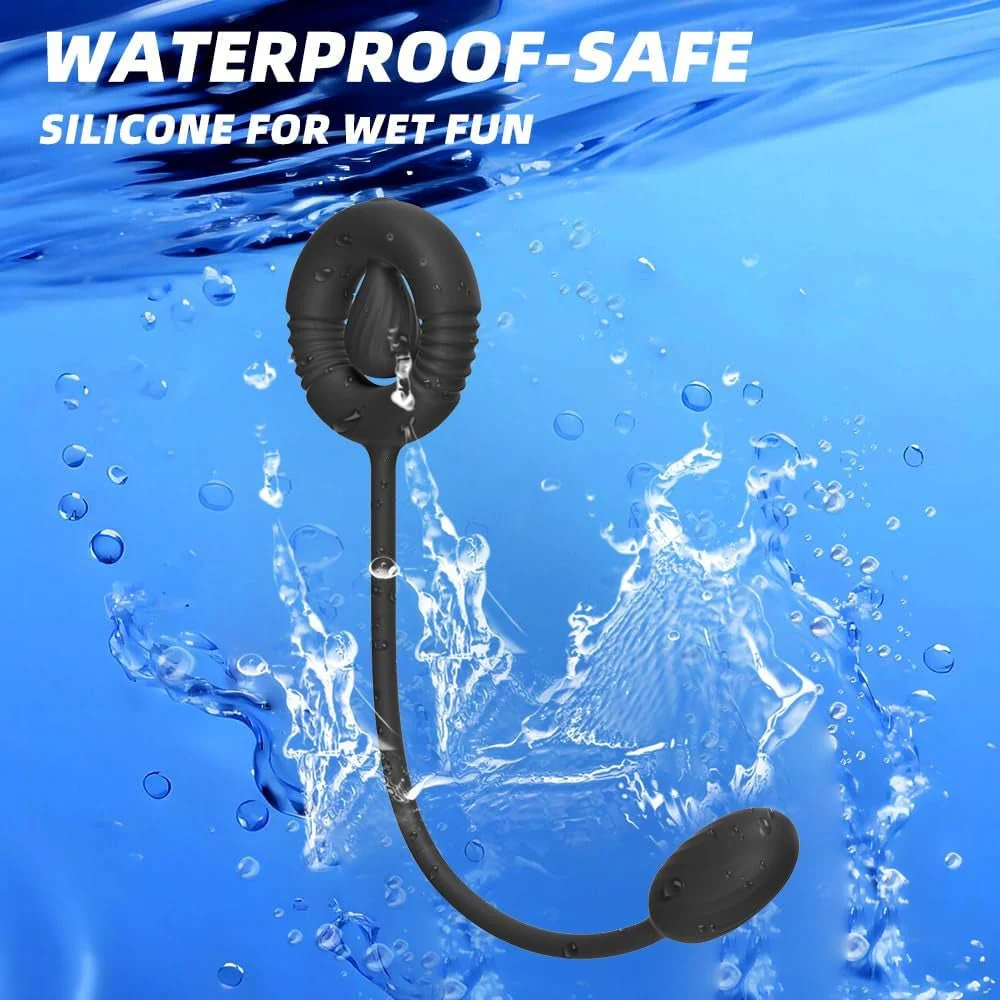 NexusForce Remote Cock Ring Prostate Massager 10 Modes Silicone - Image 8