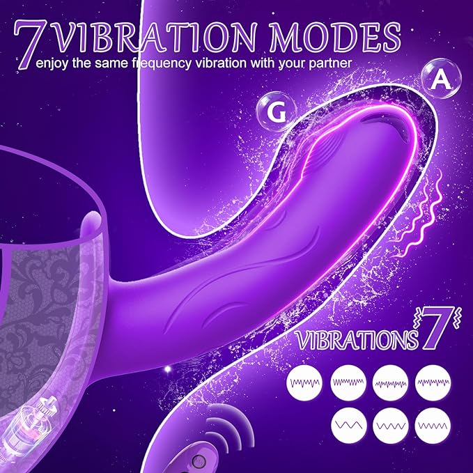 PulsePersona Remote Control Vibrating Strap-On Dildo - Image 5