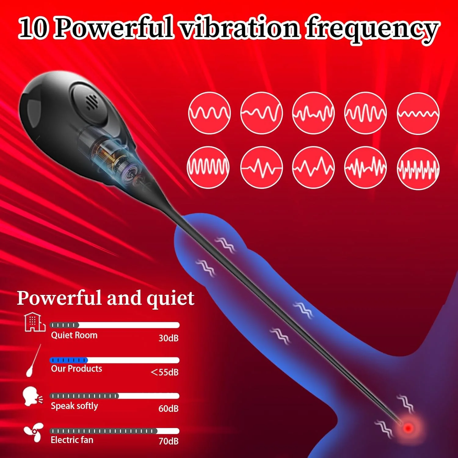 NeoGlide Vibrating Urethral Plug 10 Modes Silicone - Image 3