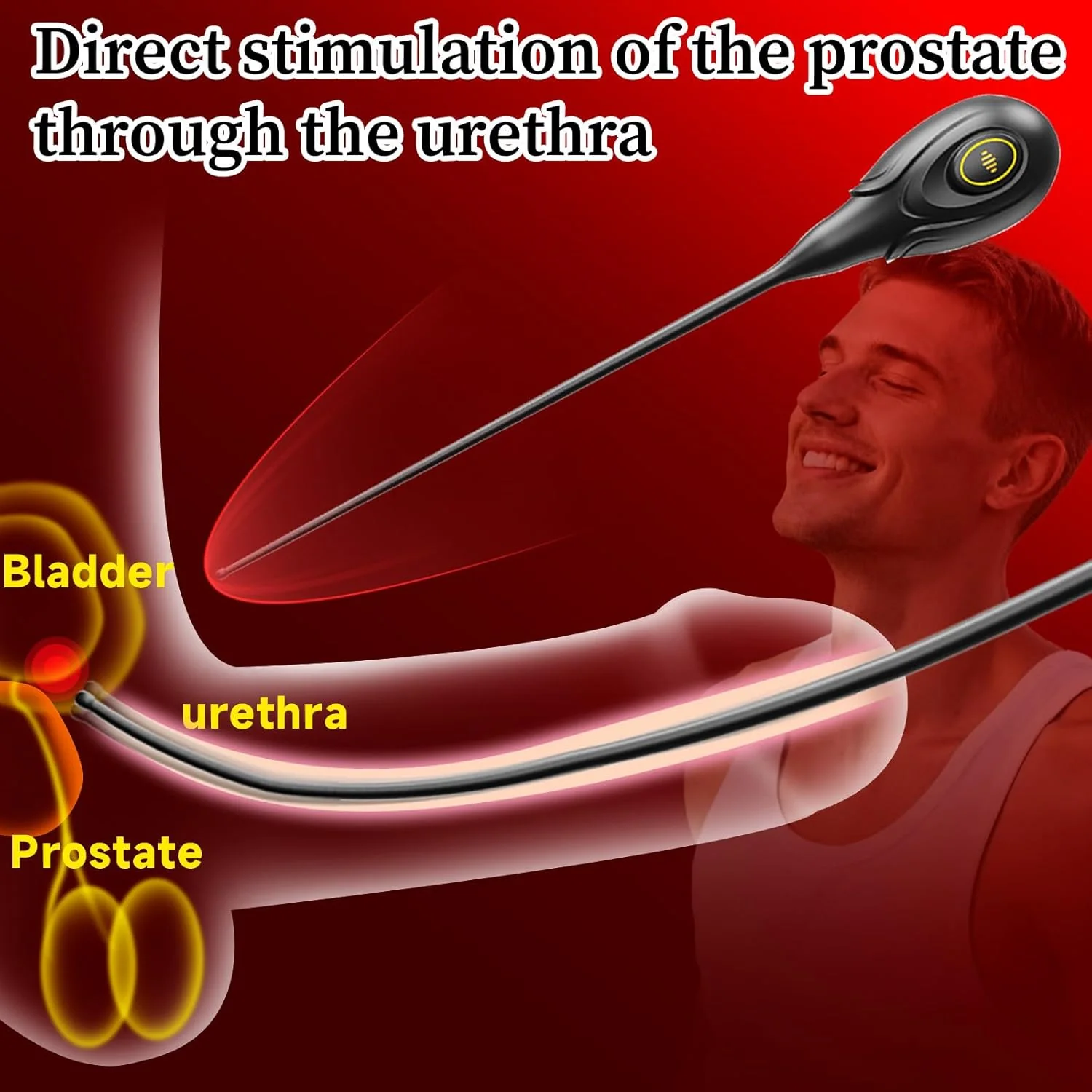 NeoGlide Vibrating Urethral Plug 10 Modes Silicone - Image 6