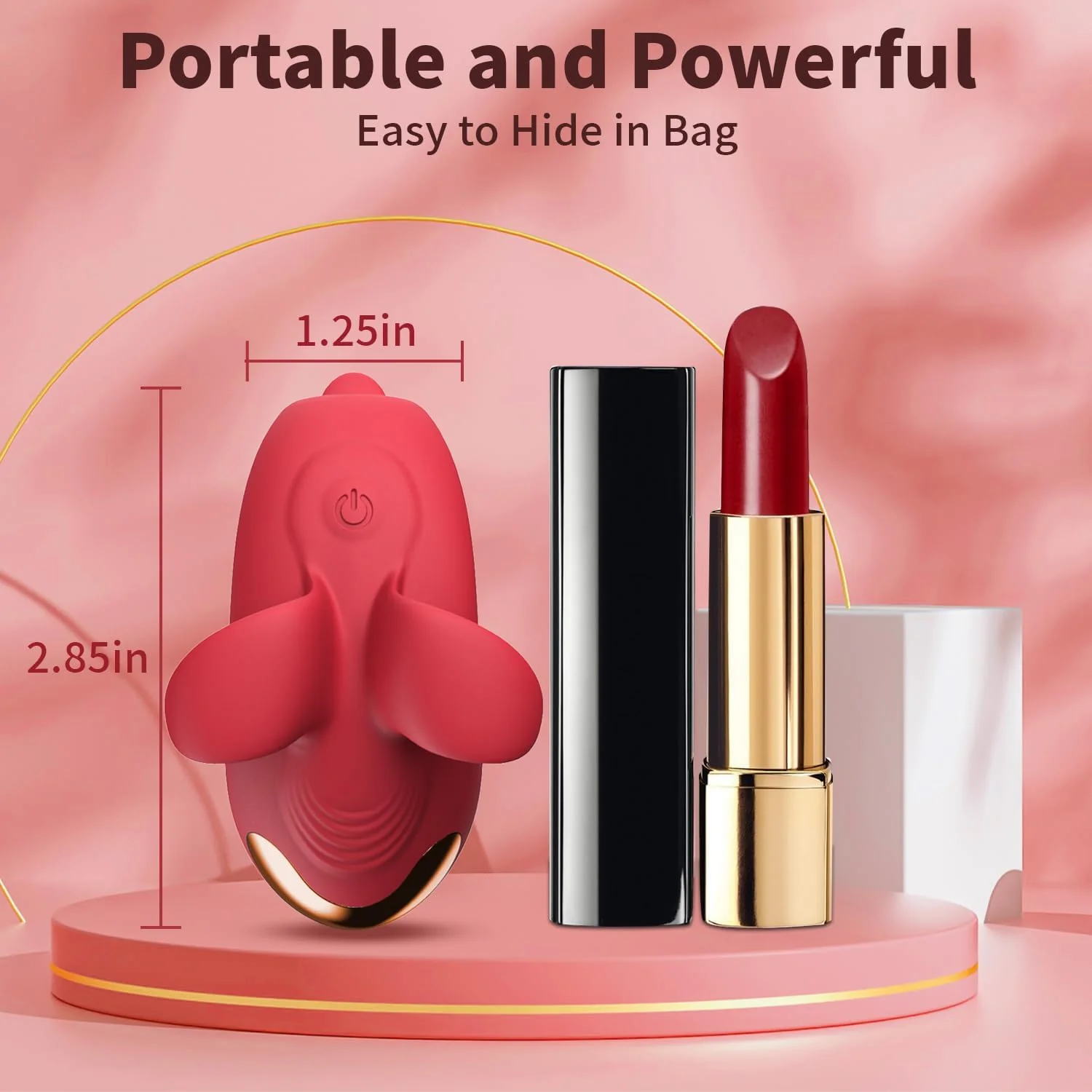 NovaPulse Mini Vibrator 9 Modes Quiet Travel Massager - Image 5