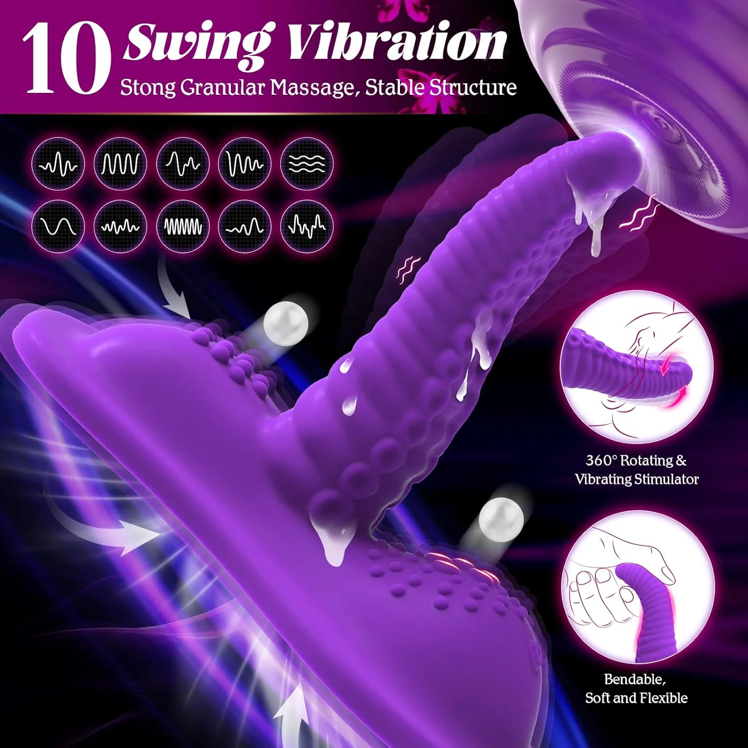 TentacleThrone Ride-On Tentacle Swing Dildo with Remote - Image 3