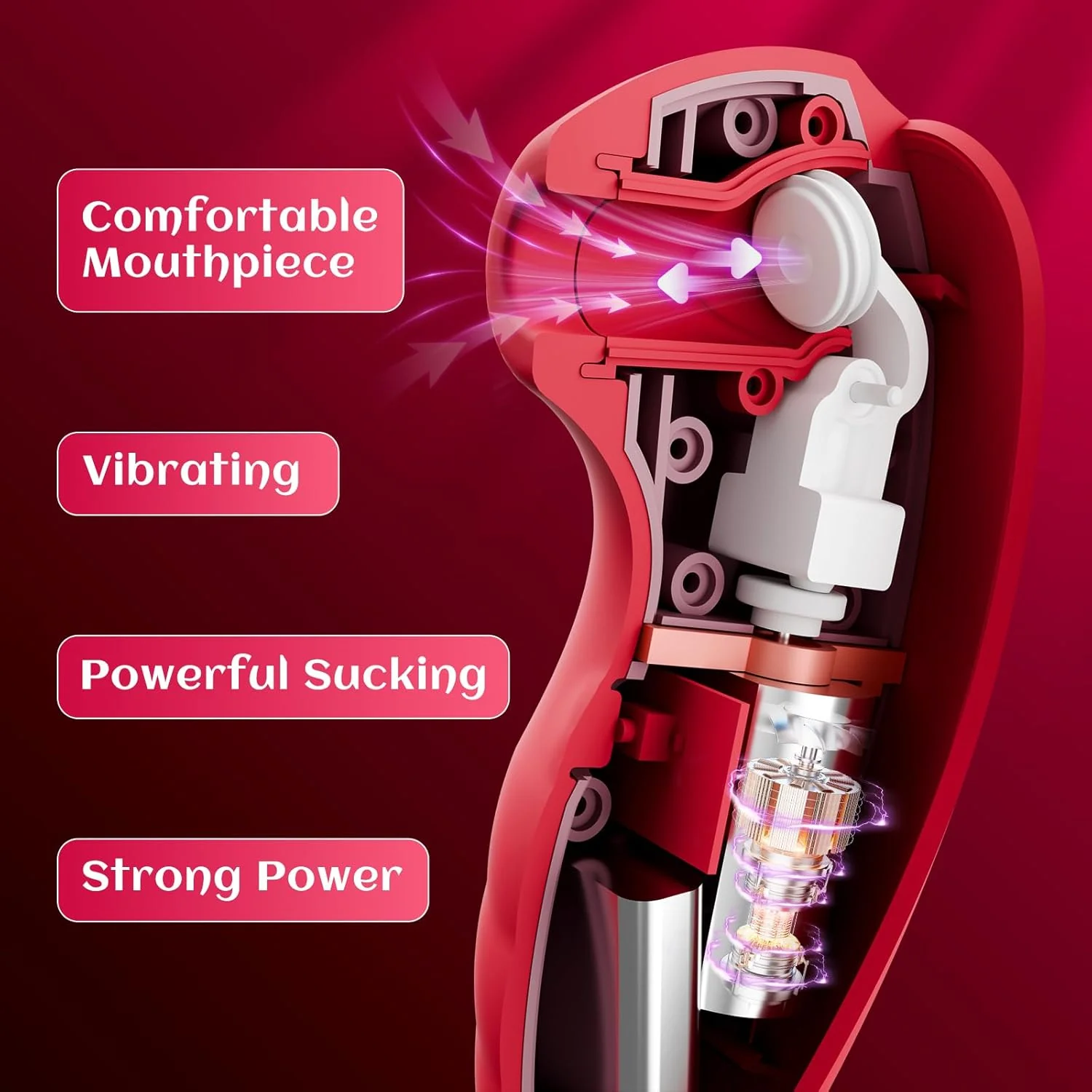 PulseRose AI App Rose Clit Sucker Vibrator 7 Modes - Image 8