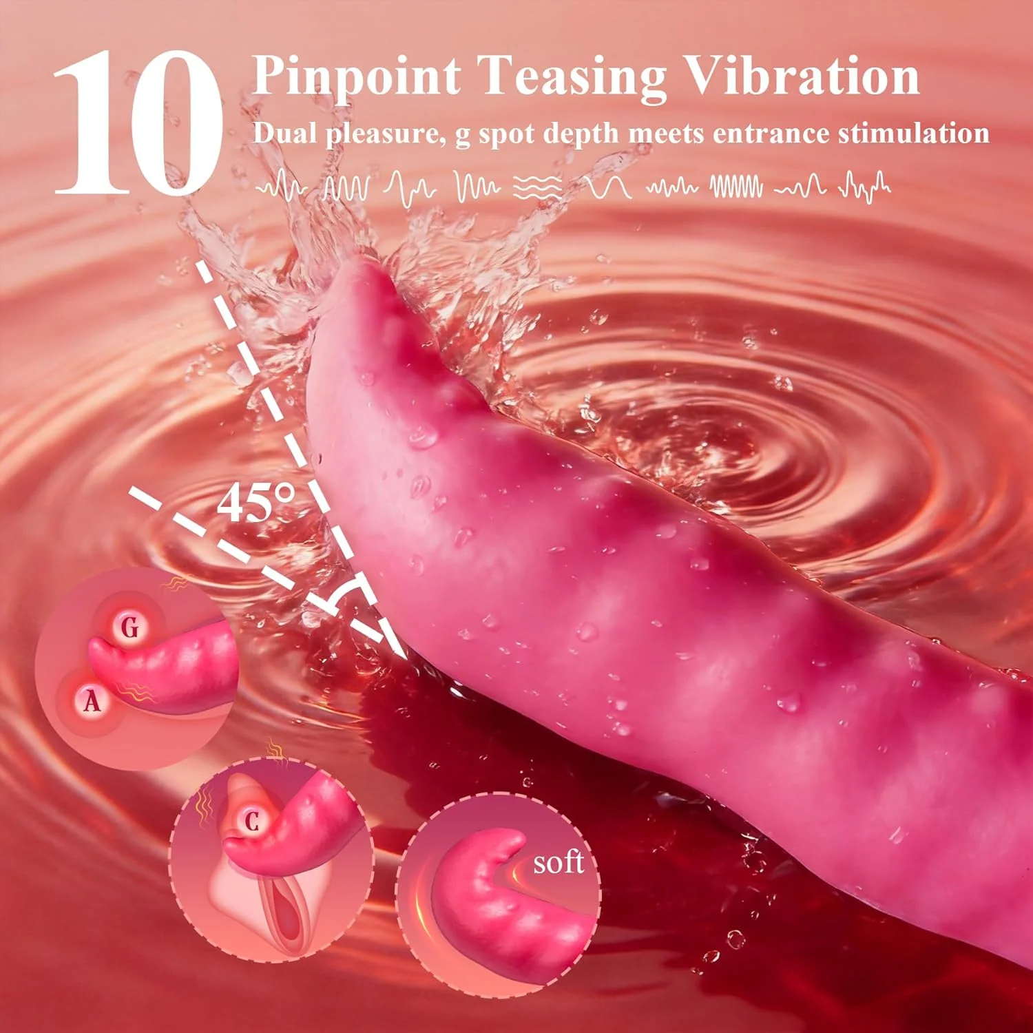 VirelWriggle Tongue Vibrator 20 Modes G-Spot Toy - Image 4