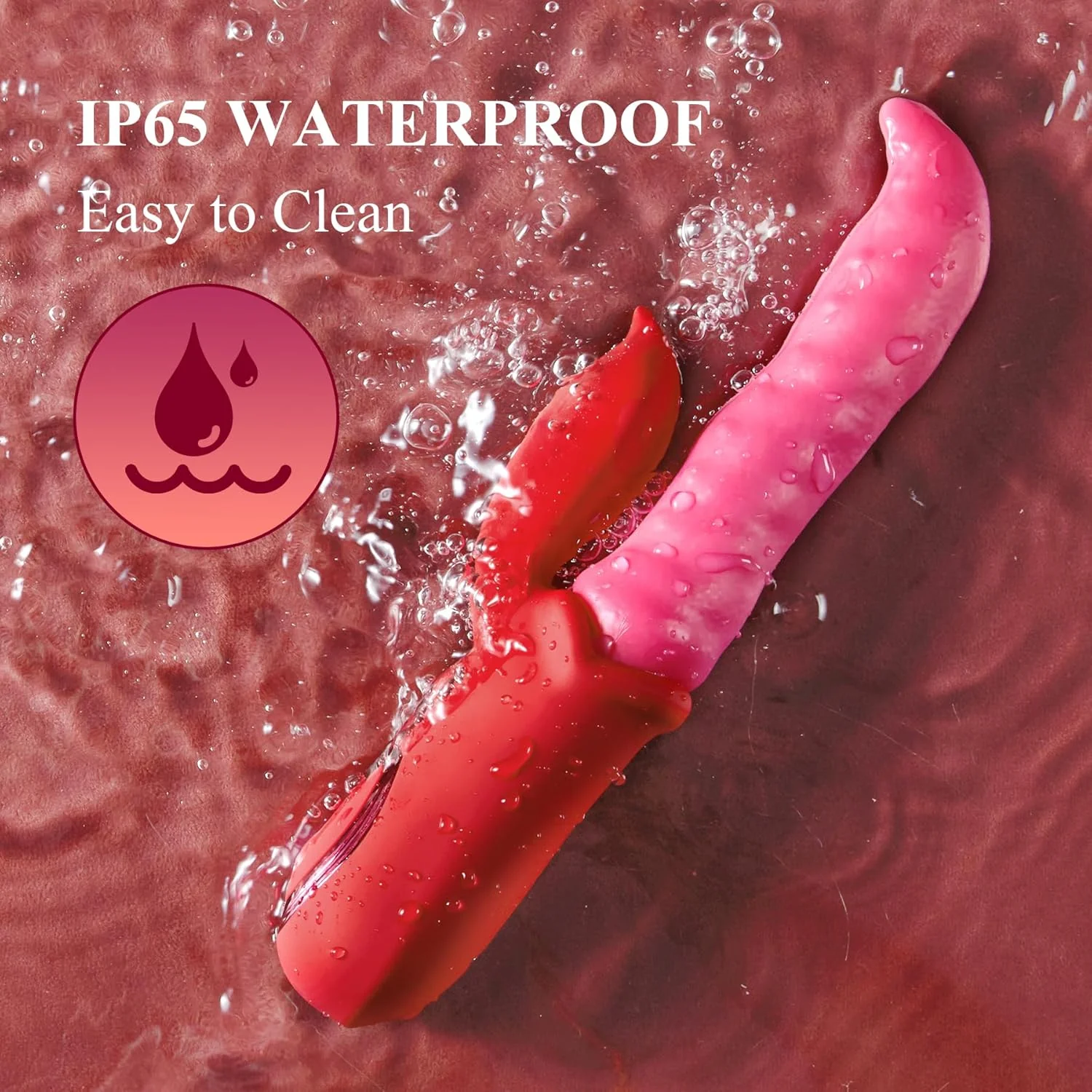 VirelWriggle Tongue Vibrator 20 Modes G-Spot Toy - Image 9