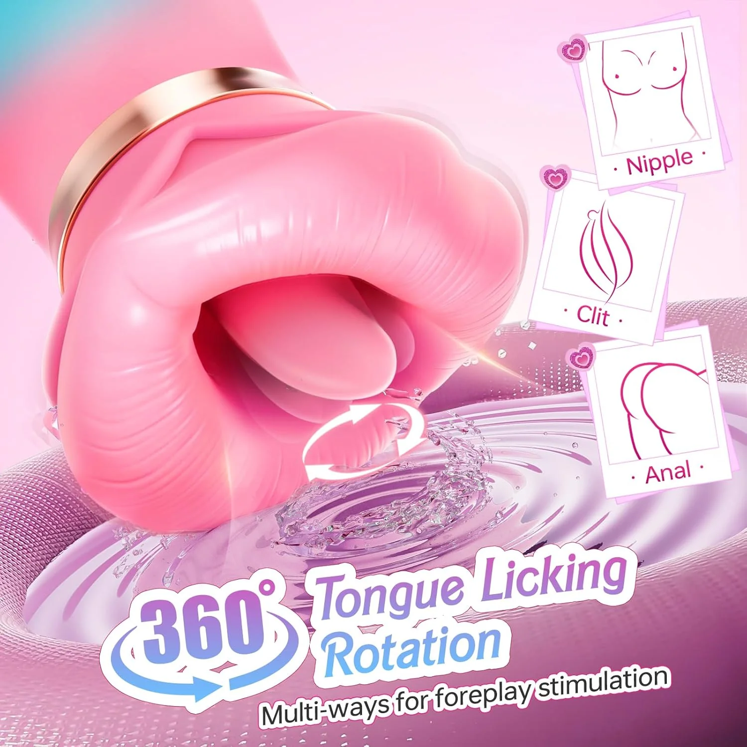 VelouraX AI Mouth Clit Sucker Wand App Waterproof Quiet - Image 4