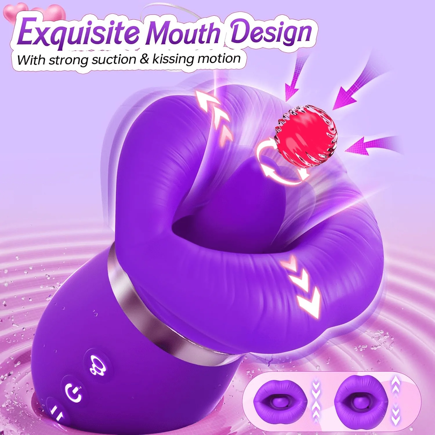 NoirLuxe AI Mouth Clit Sucker Wand App Waterproof Quiet - Image 3