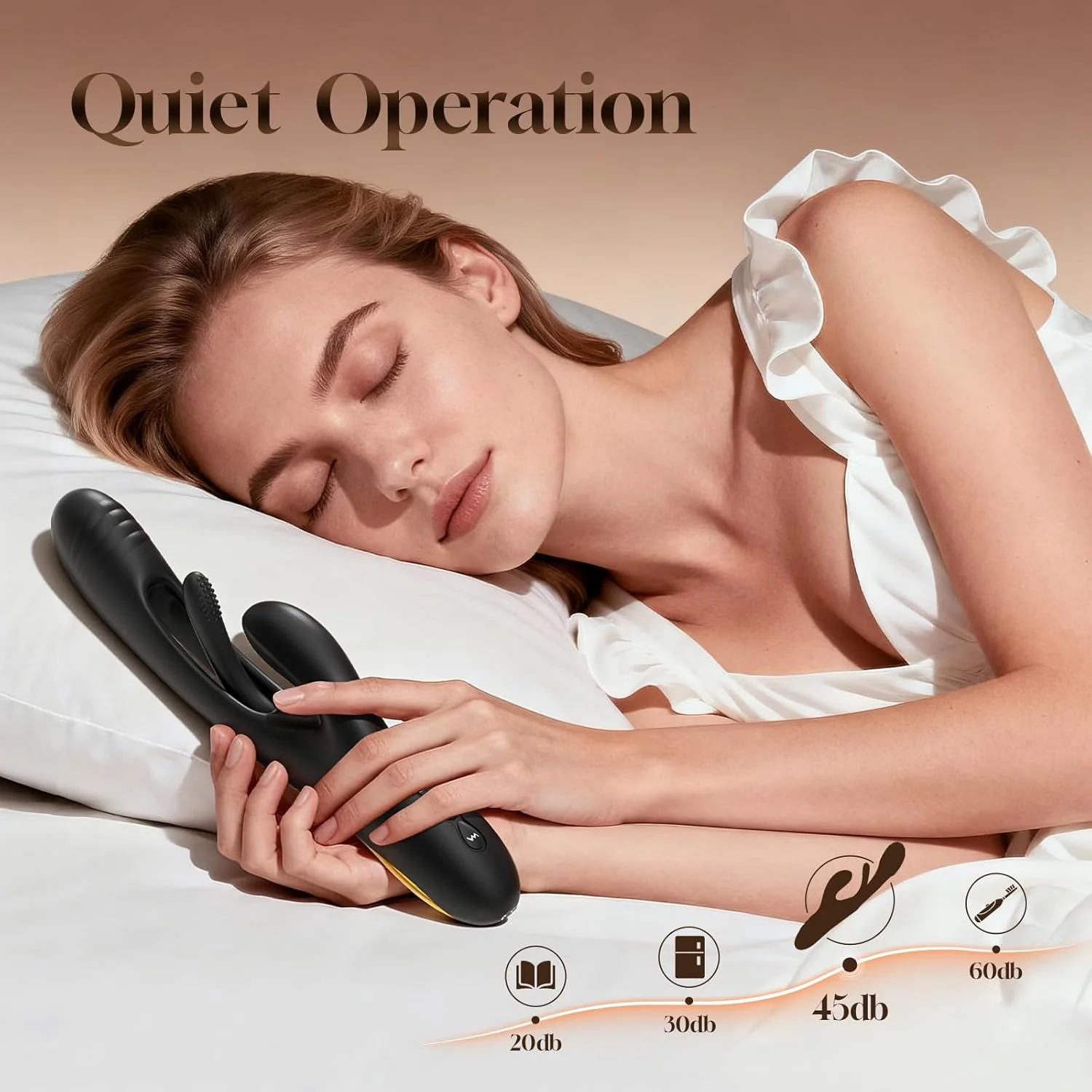NoirPulse Rabbit Vibrator 14 Modes Flapping Waterproof - Image 8
