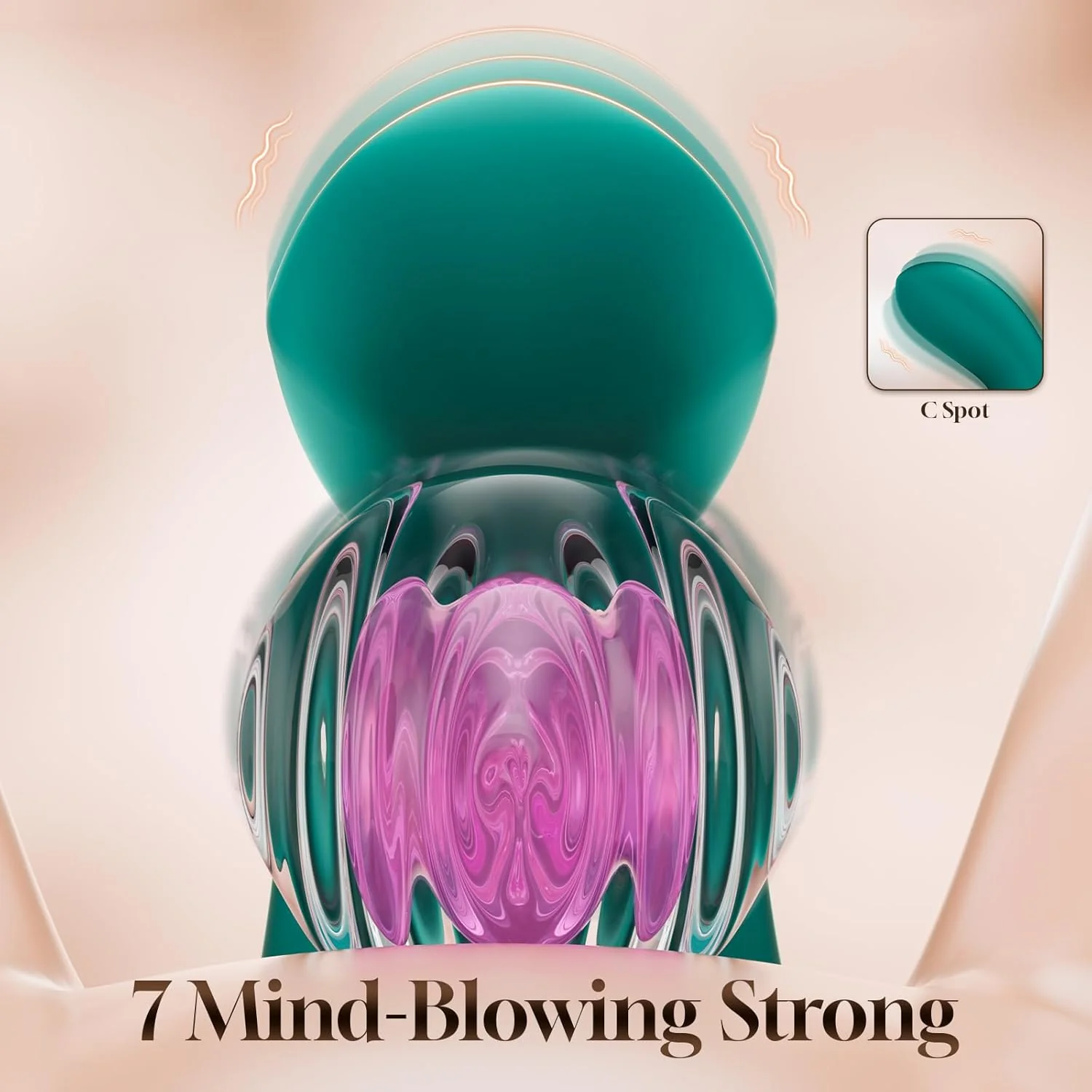 VerdePulse Rabbit Vibrator 14 Modes Flapping Waterproof - Image 4