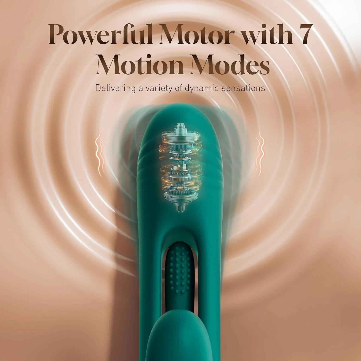 VerdePulse Rabbit Vibrator 14 Modes Flapping Waterproof - Image 5