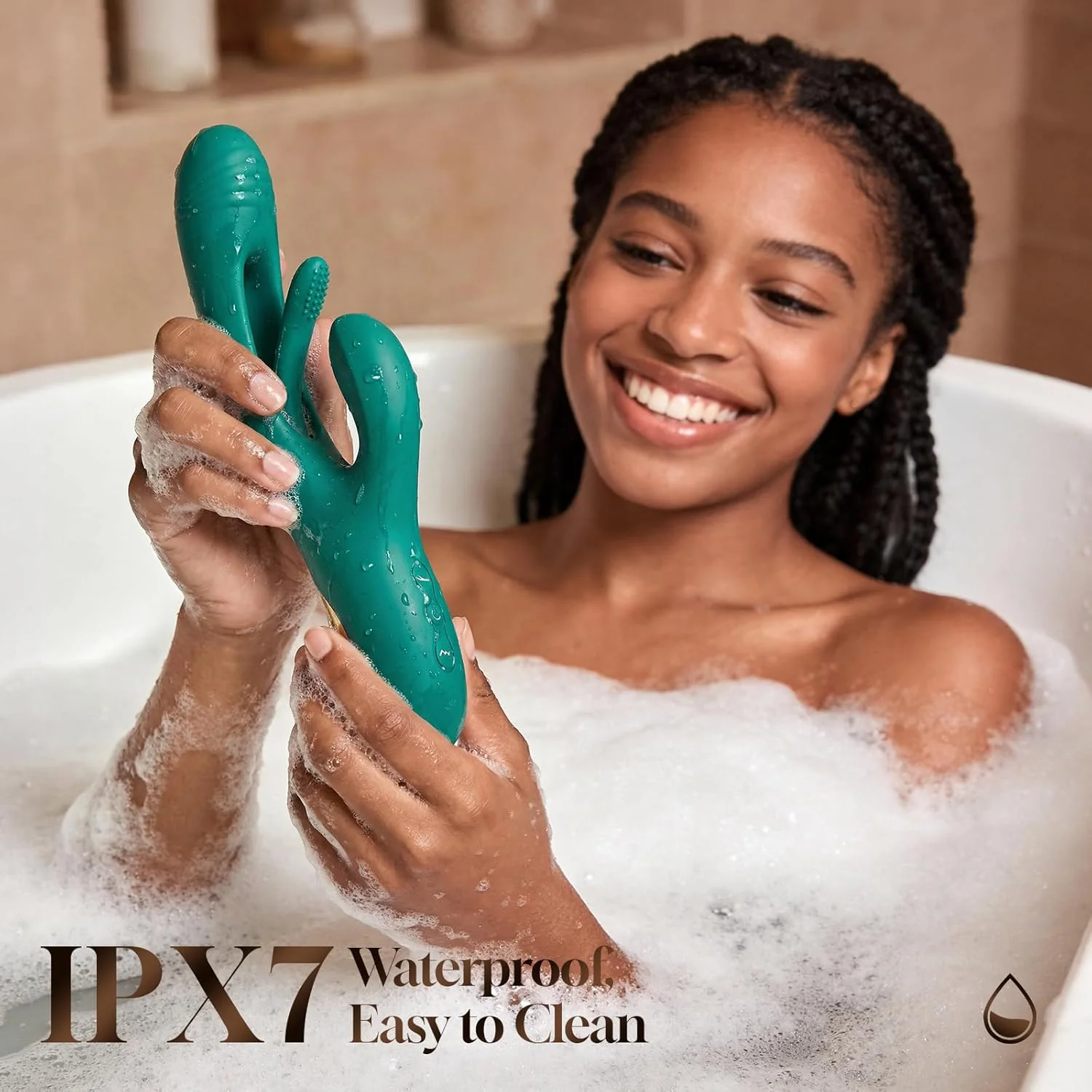 VerdePulse Rabbit Vibrator 14 Modes Flapping Waterproof - Image 8