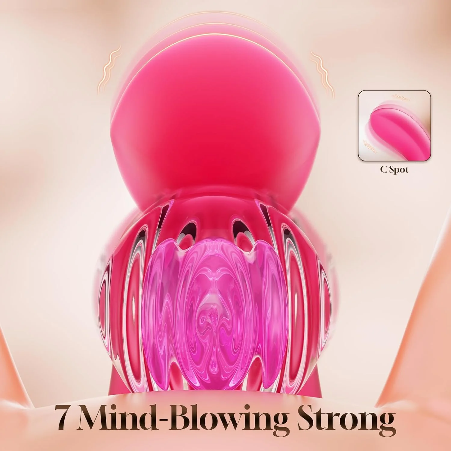 RosePulseX Rabbit Vibrator 14 Modes Flapping Tongue Waterproof - Image 4