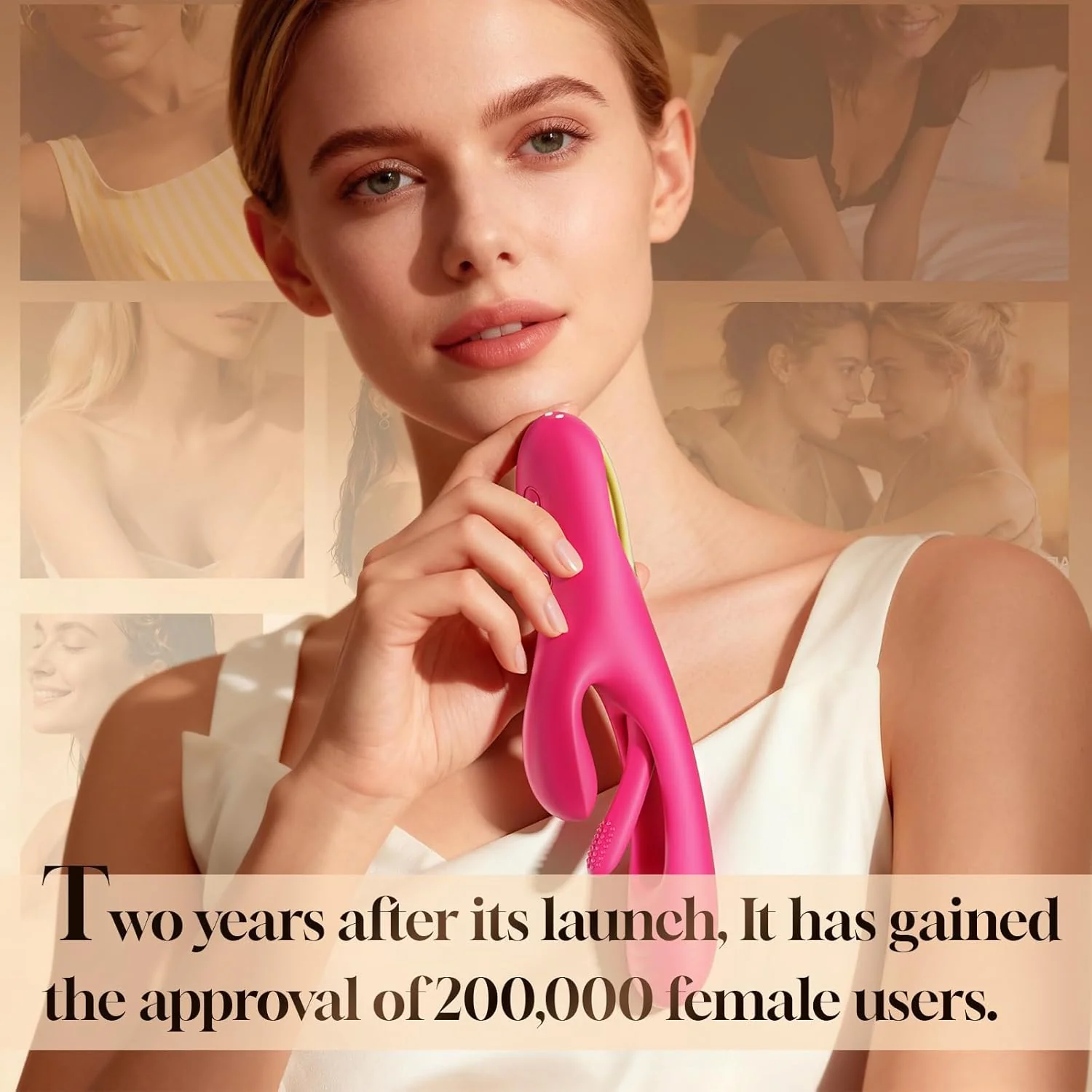 RosePulseX Rabbit Vibrator 14 Modes Flapping Tongue Waterproof - Image 7