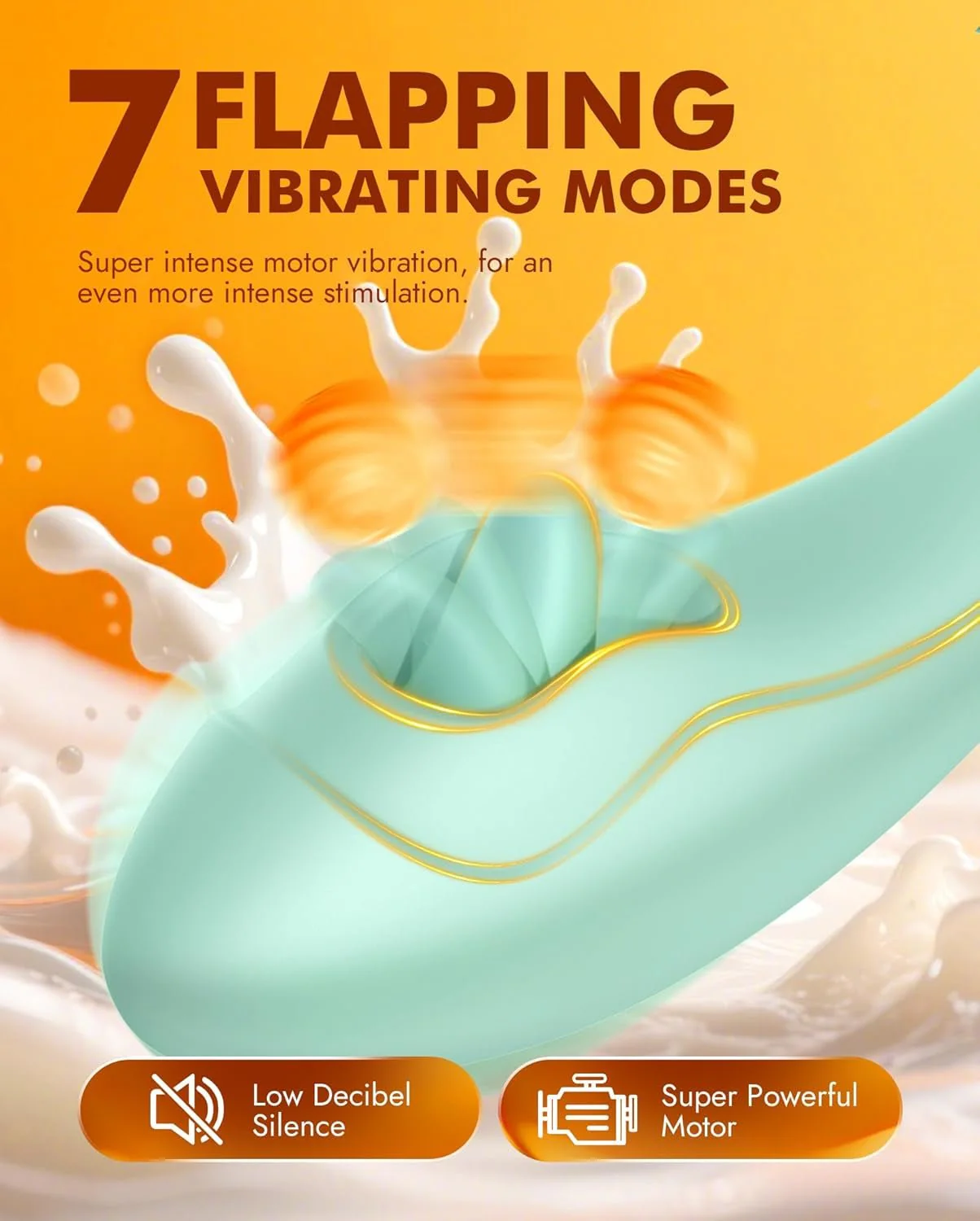 ElyraFlex Tongue Vibrator 4-in-1 G-Spot Clit Toy 7 Modes - Image 4