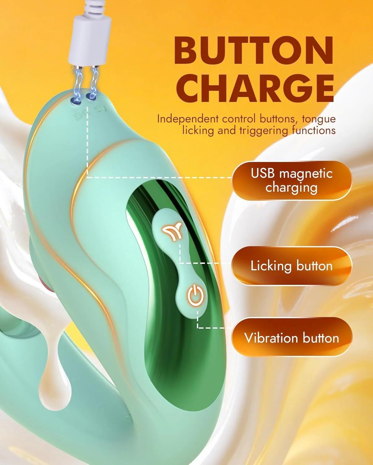 ElyraFlex Tongue Vibrator 4-in-1 G-Spot Clit Toy 7 Modes - Image 6