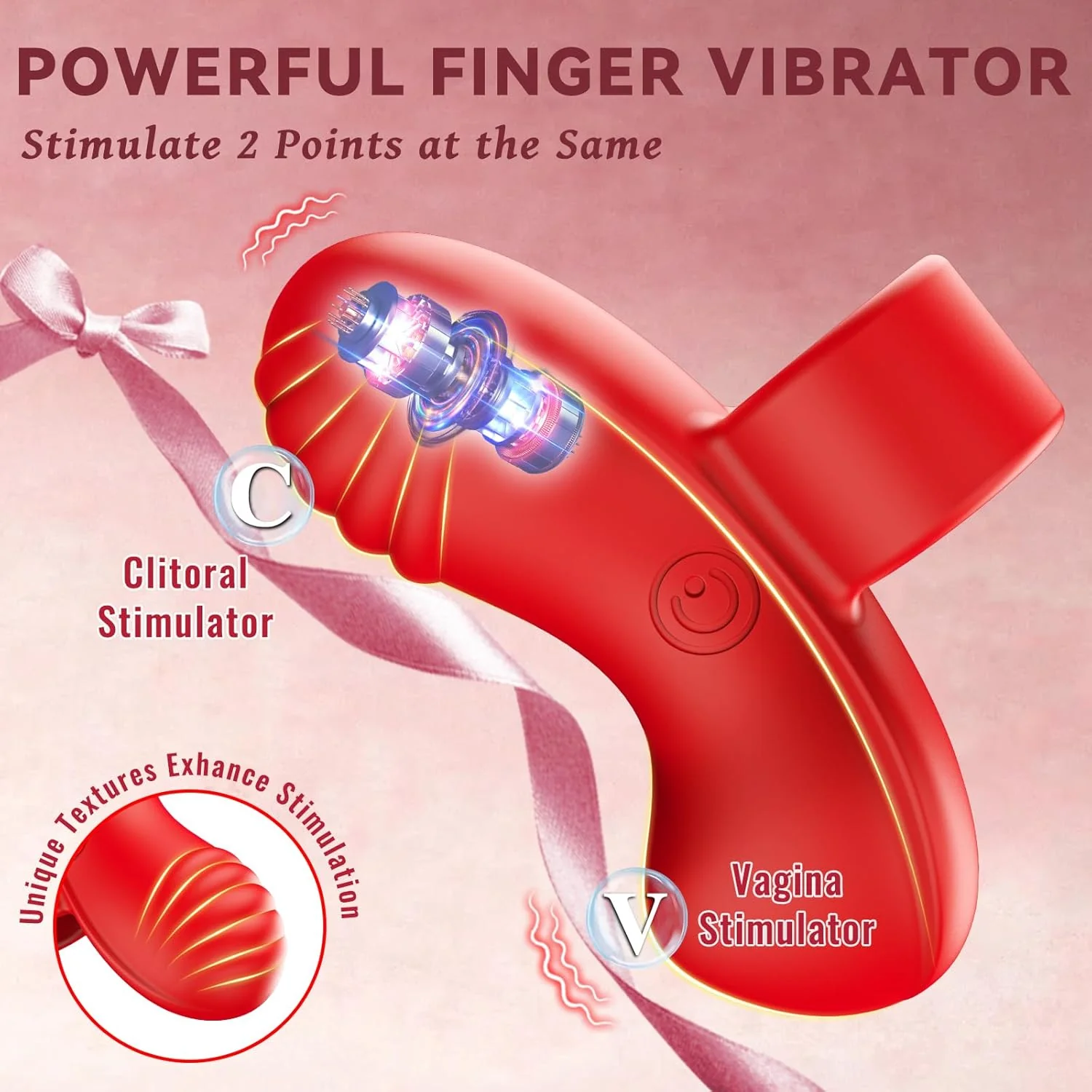 GripPulse Finger Vibrator 10 Modes IPX7 Waterproof Mini - Image 2