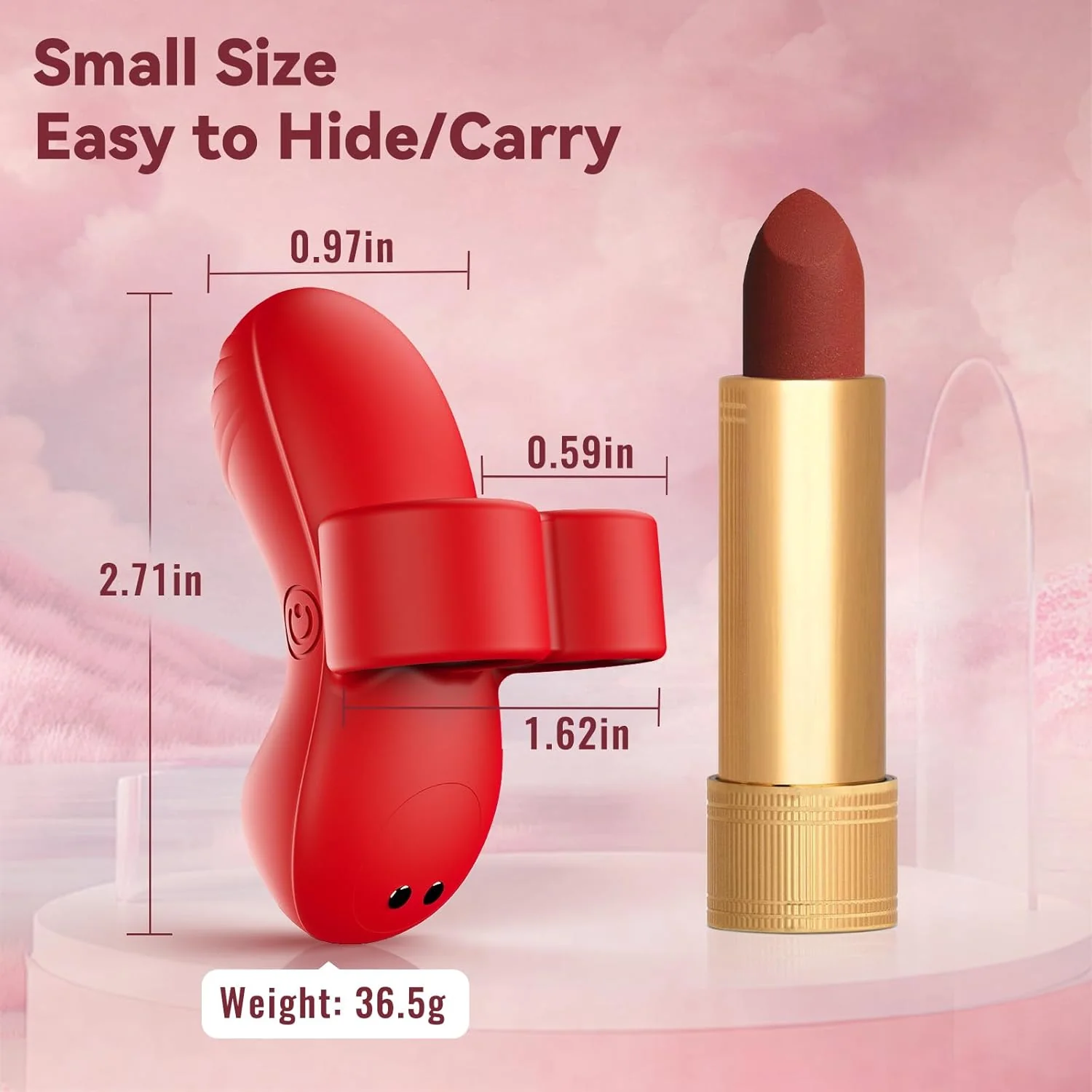 GripPulse Finger Vibrator 10 Modes IPX7 Waterproof Mini - Image 4