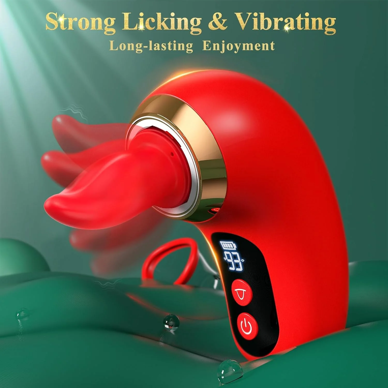 SilqueSync AI Rose Wand App Clitoral Sucker LCD Waterproof - Image 5