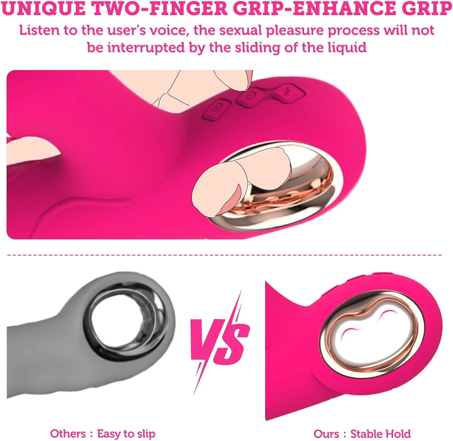 ThrustRose Thrusting Tapping Rabbit Vibrator - Image 5