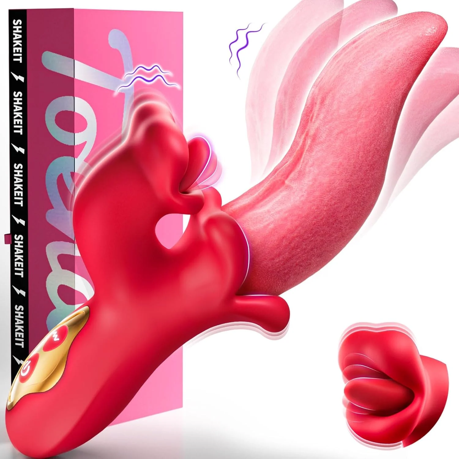 ElyraSwing Tongue Rabbit Vibrator 9 Modes G-Spot Toy - Image 9