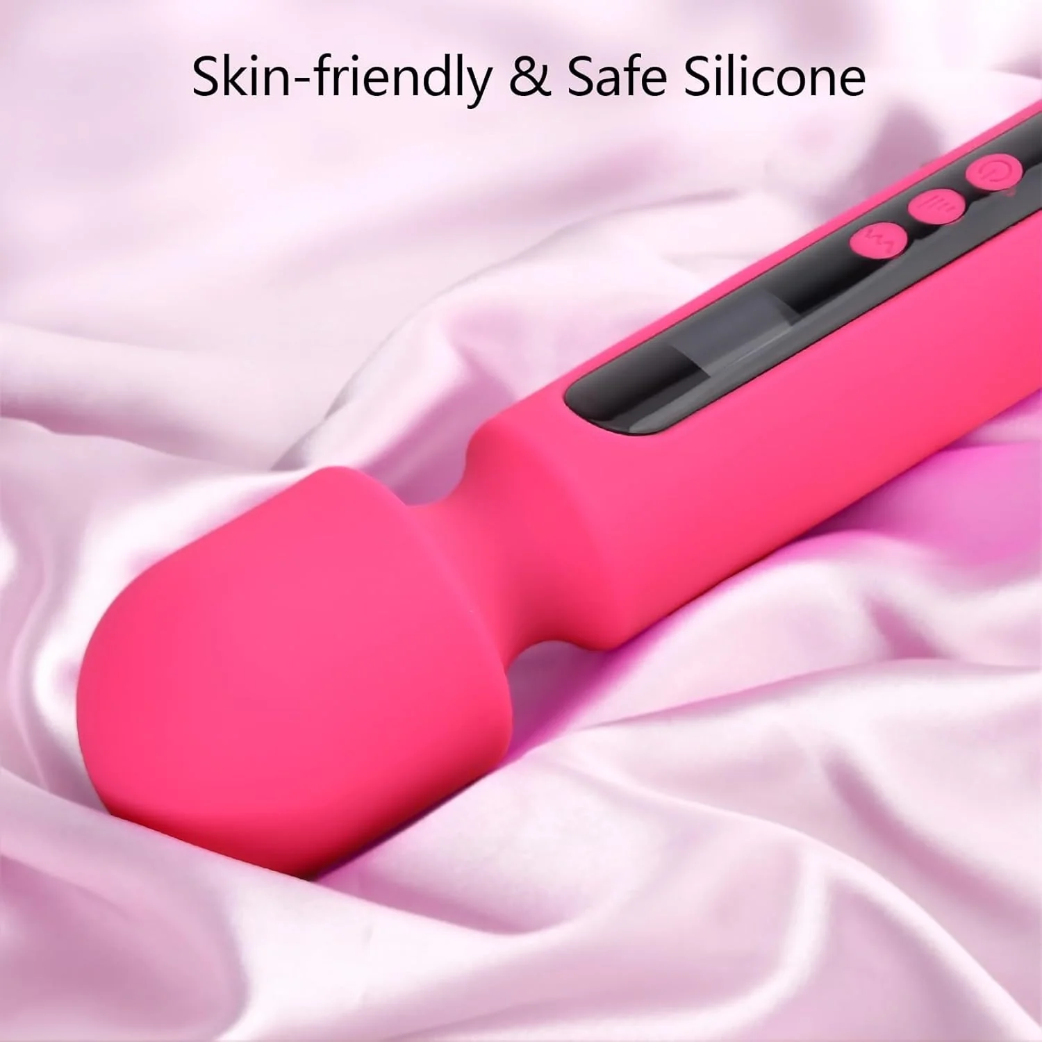 RoseCommand 12" Wand Vibrator LCD Display 10 Modes Waterproof - Image 5