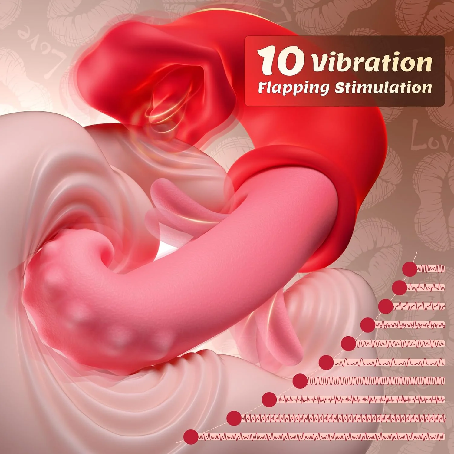 ClampaWave 3-in-1 G-Spot Vibrator Flapping Clamping 10 Modes - Image 3